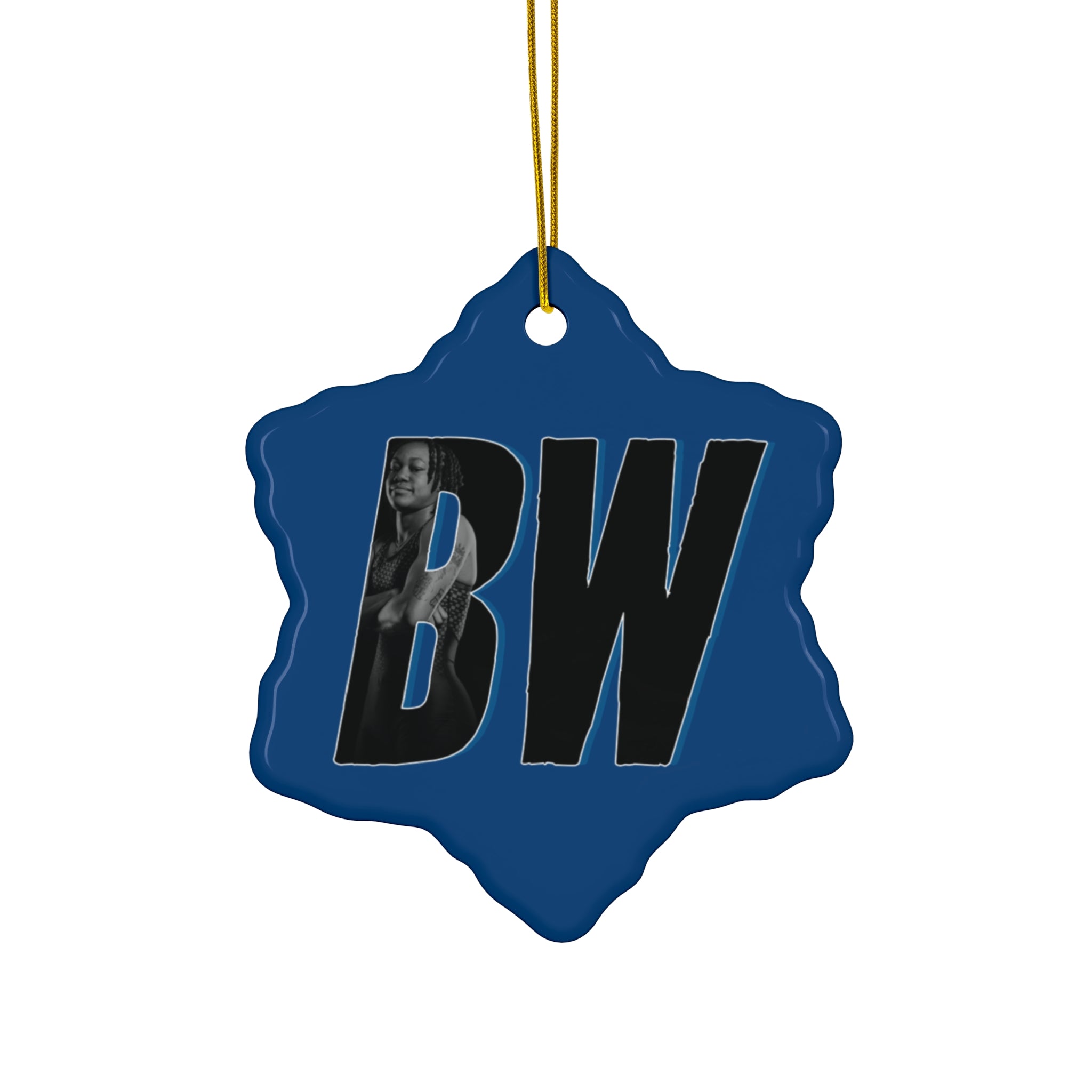 Bryce White Ceramic Ornament