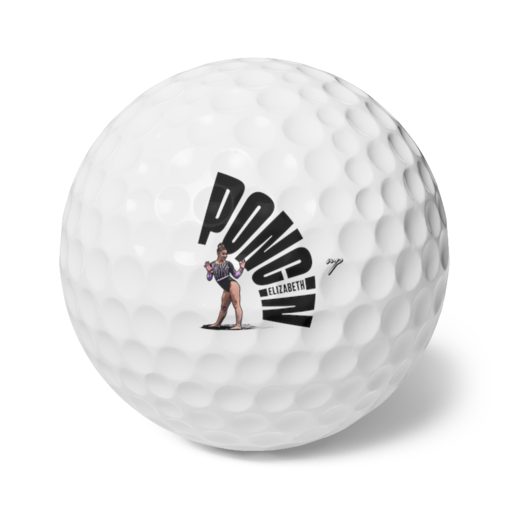 Elizabeth Poncin Golf Balls, 6pc