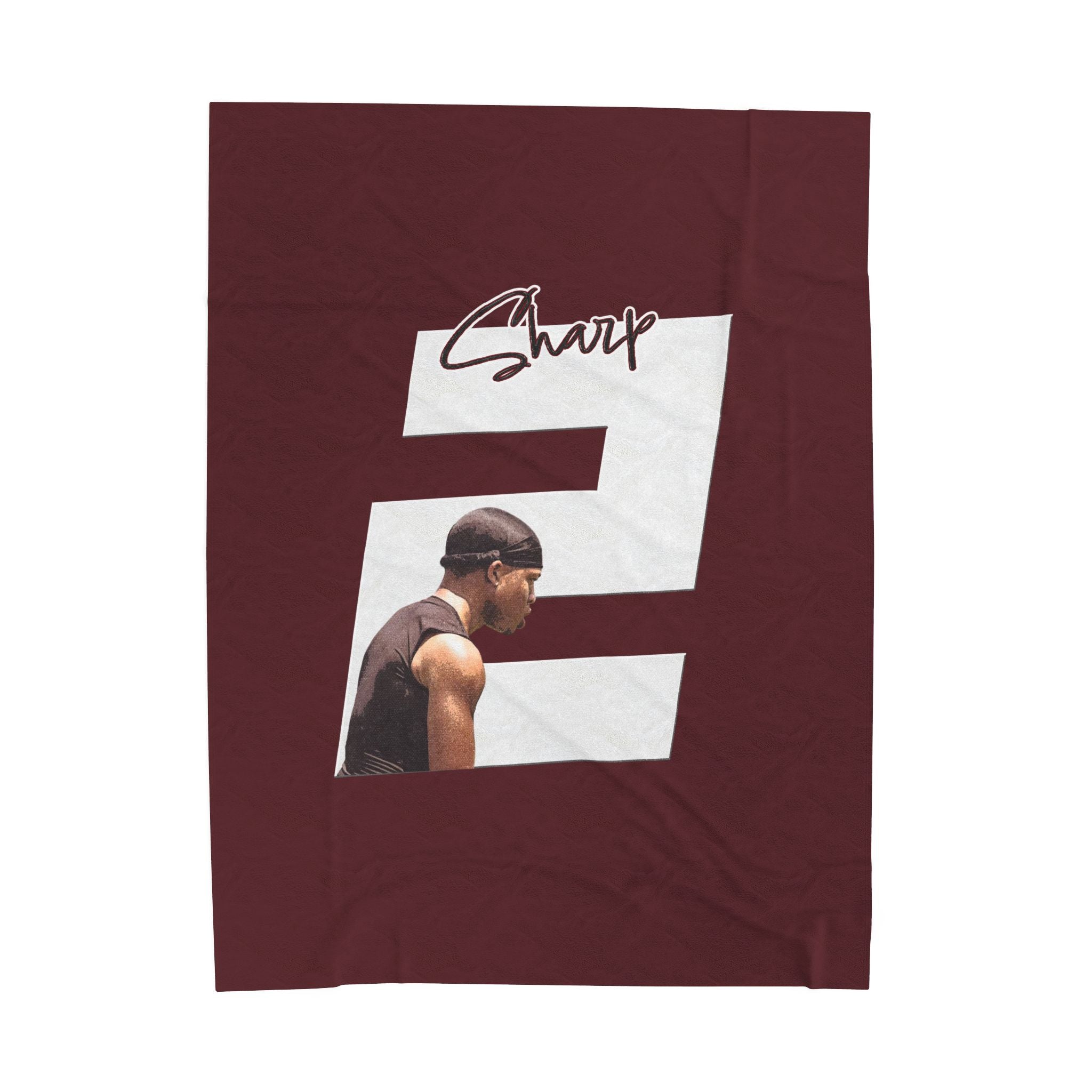 Jeremyah Sharp Velveteen Plush Blanket