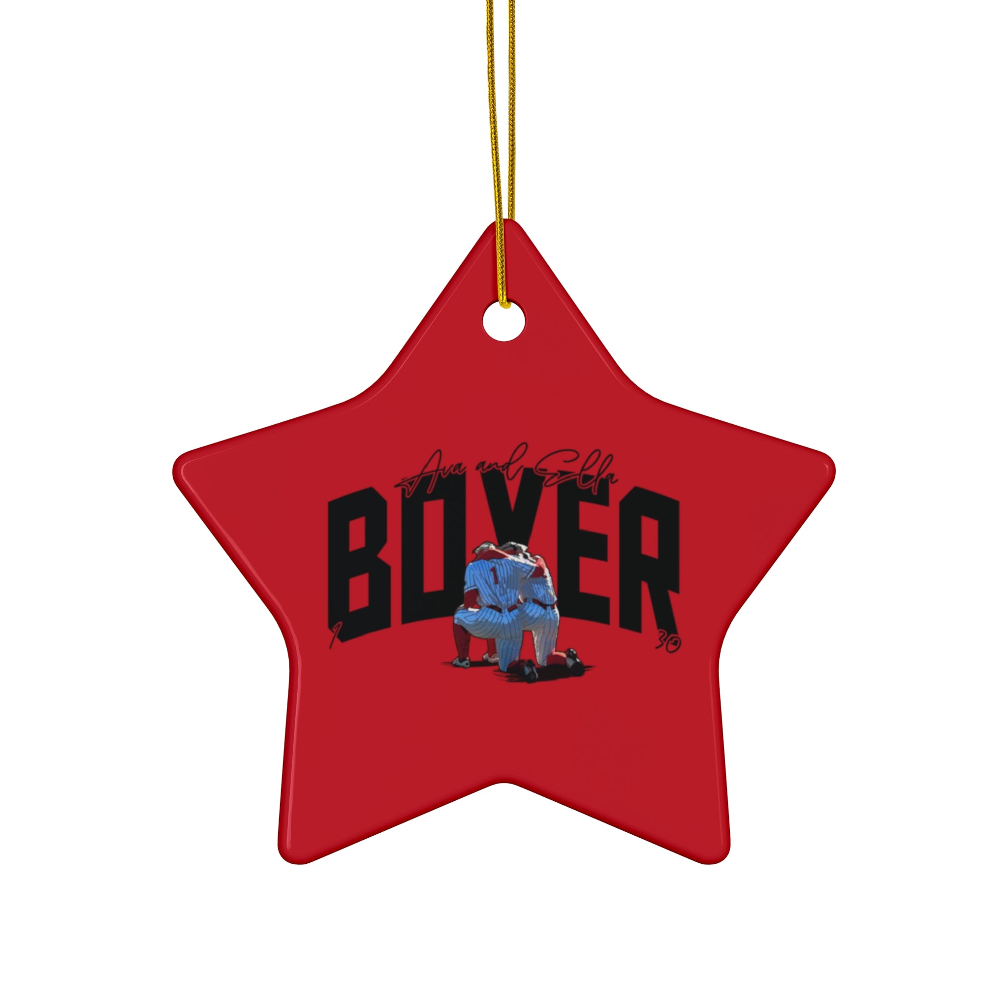 Ella Boyer Ceramic Ornament