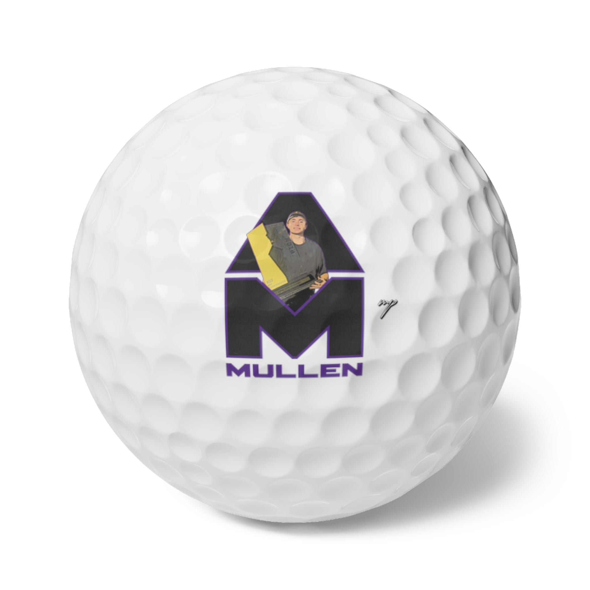 Andrew Mullen Golf Balls, 6pc