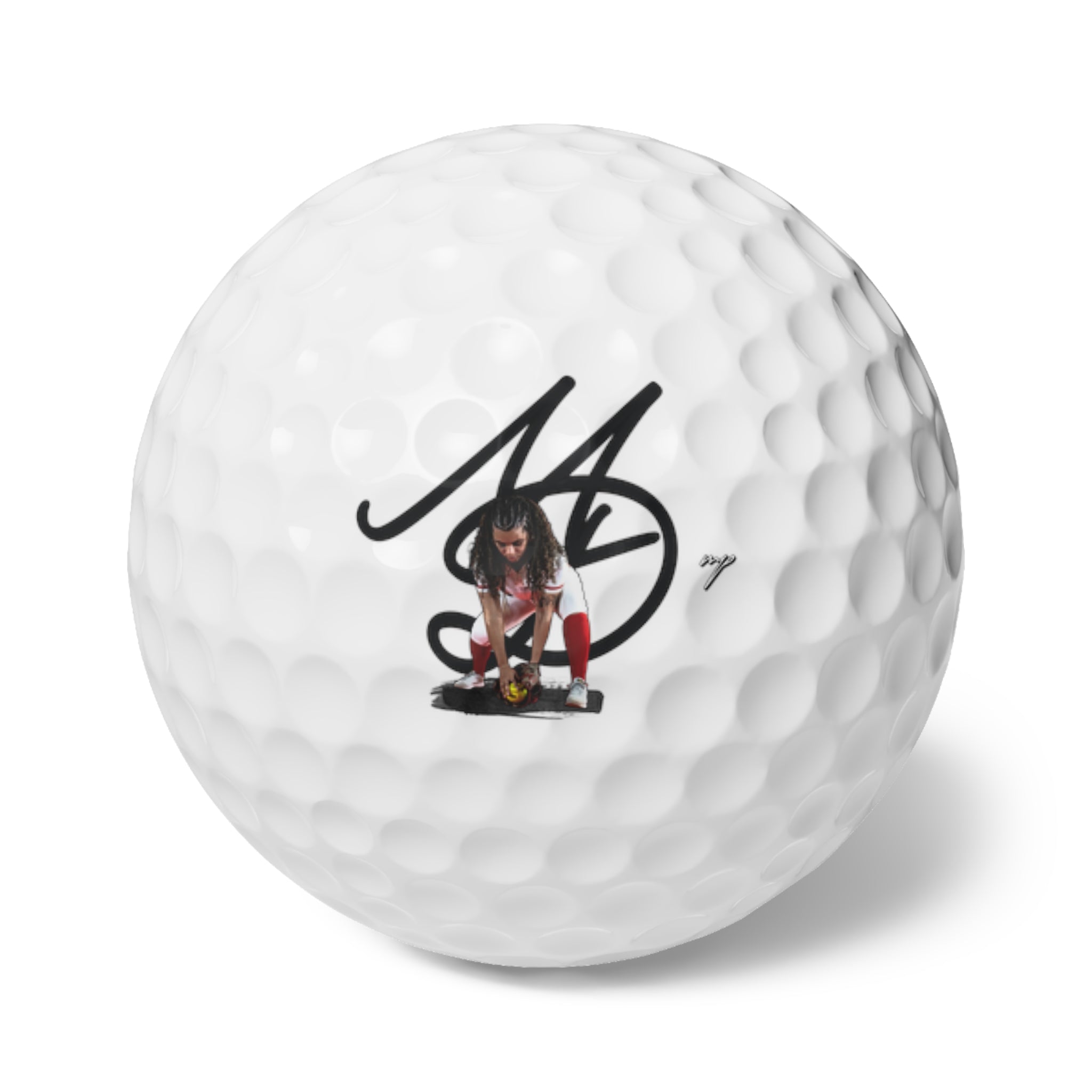 Mariah Dawkins Golf Balls, 6pc