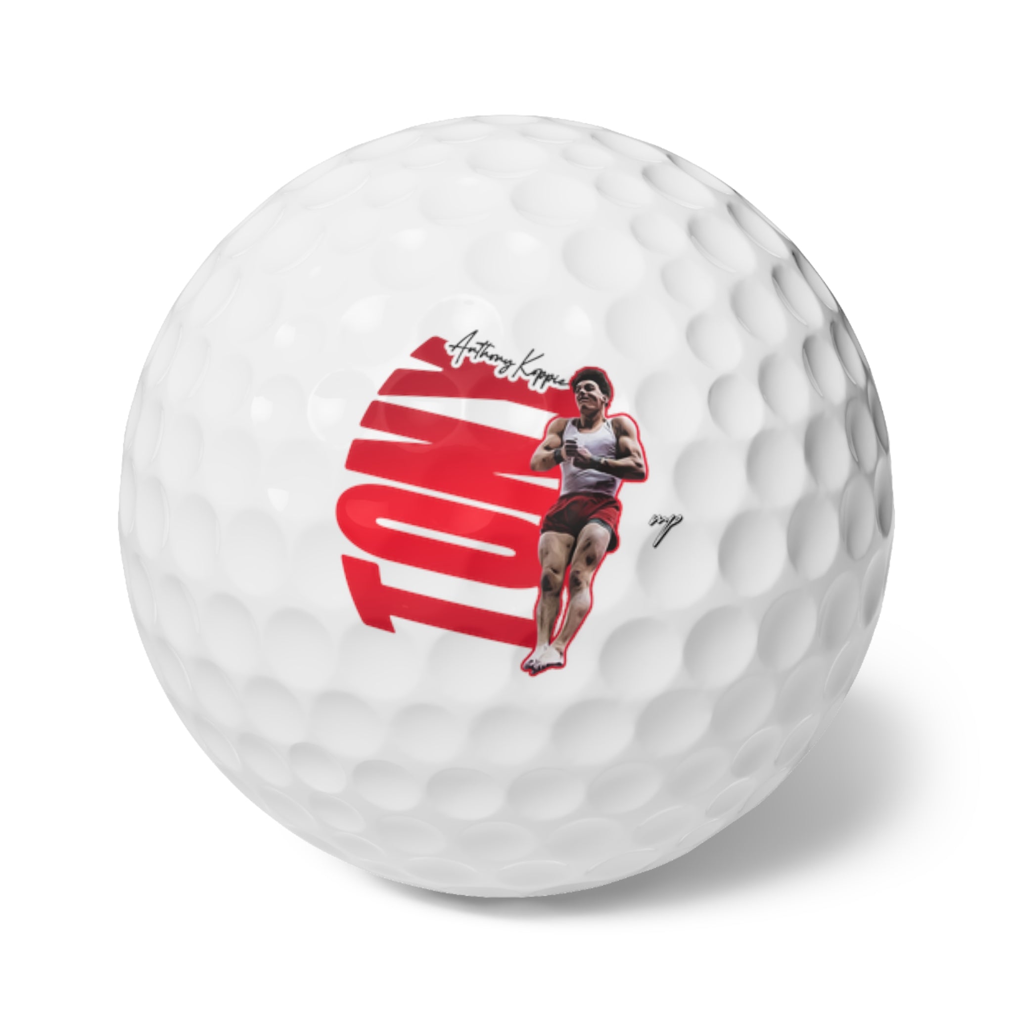 Anthony Koppie Golf Balls, 6pc