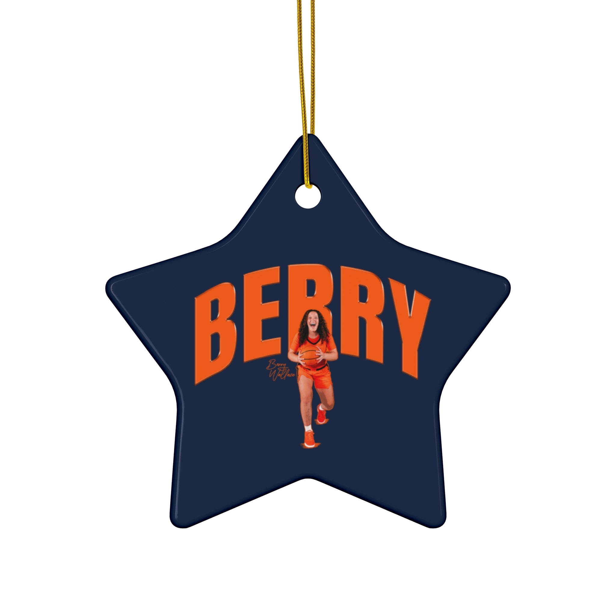 Berry Wallace Ceramic Ornament