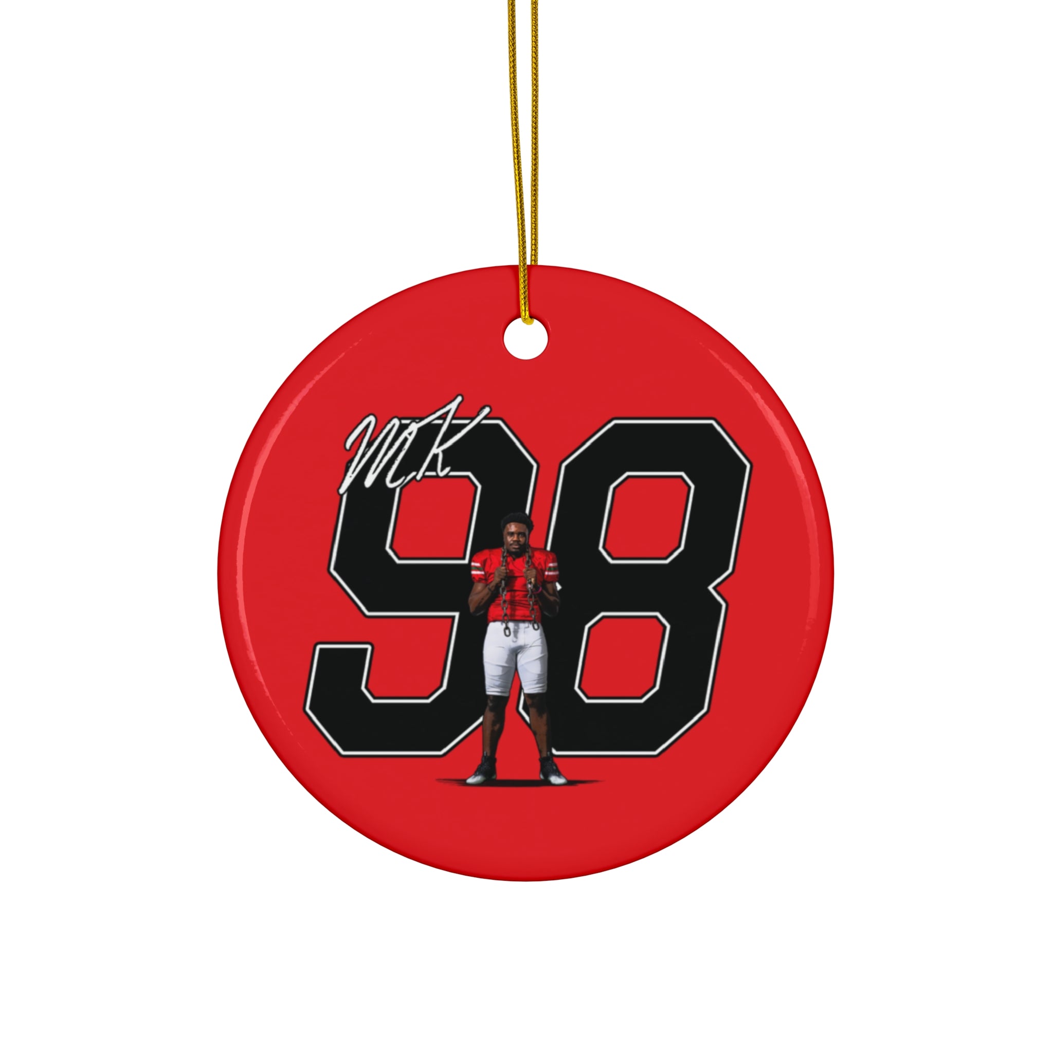 Messi Kalenda Ceramic Ornament