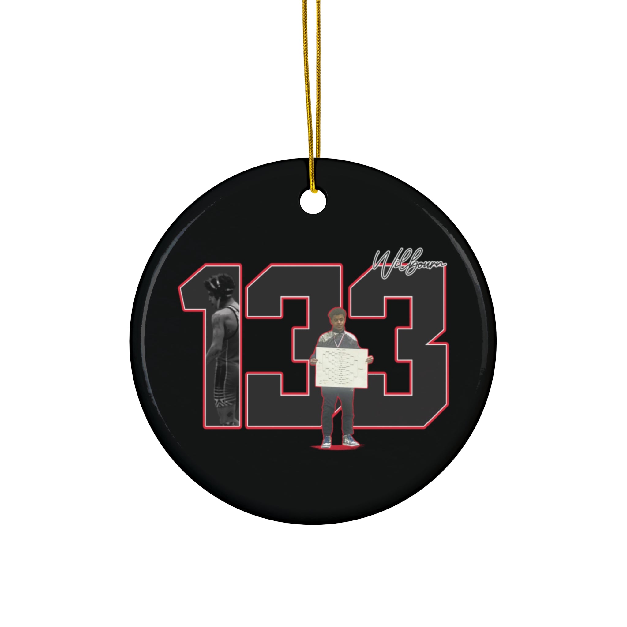 Daishaun Wilbourn Ceramic Ornament