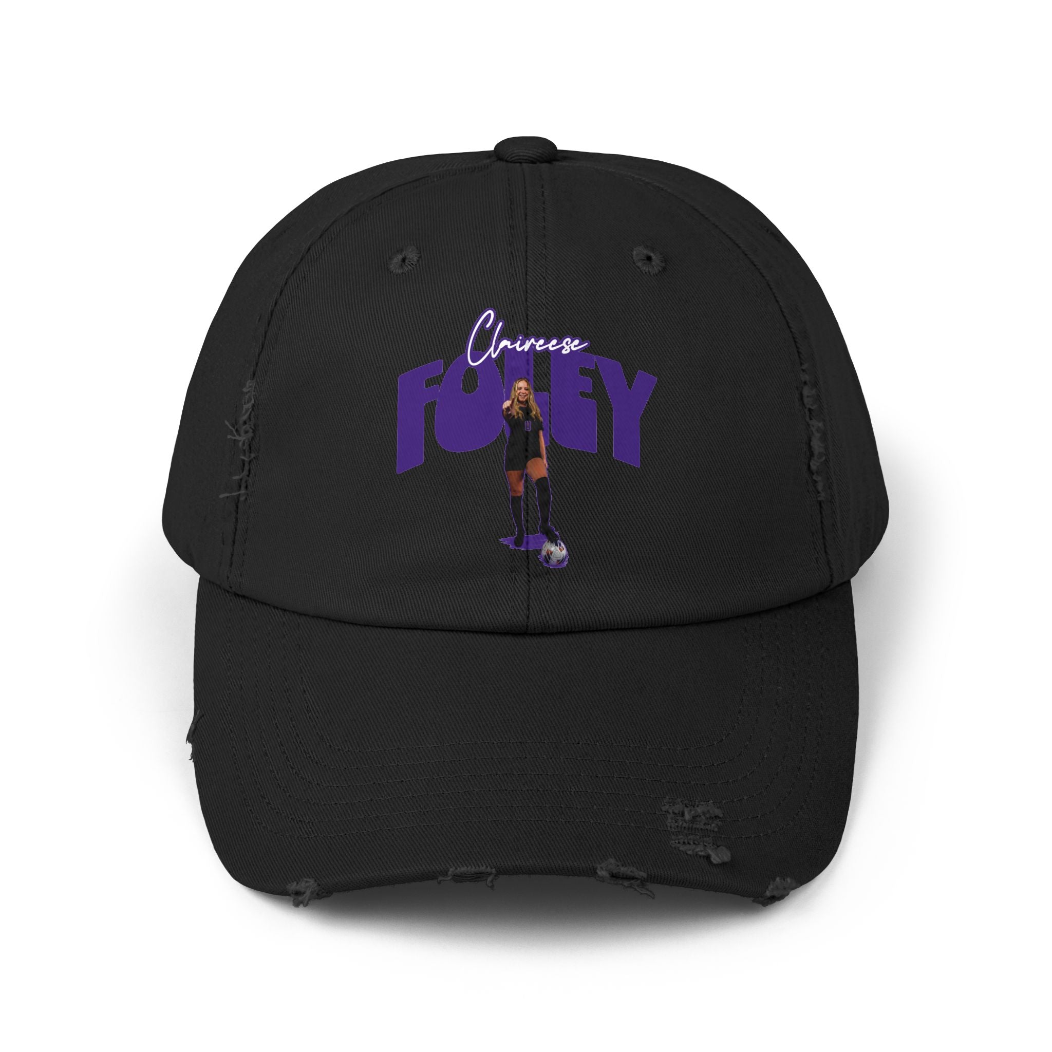 Claireese Foley Distressed Dad Cap