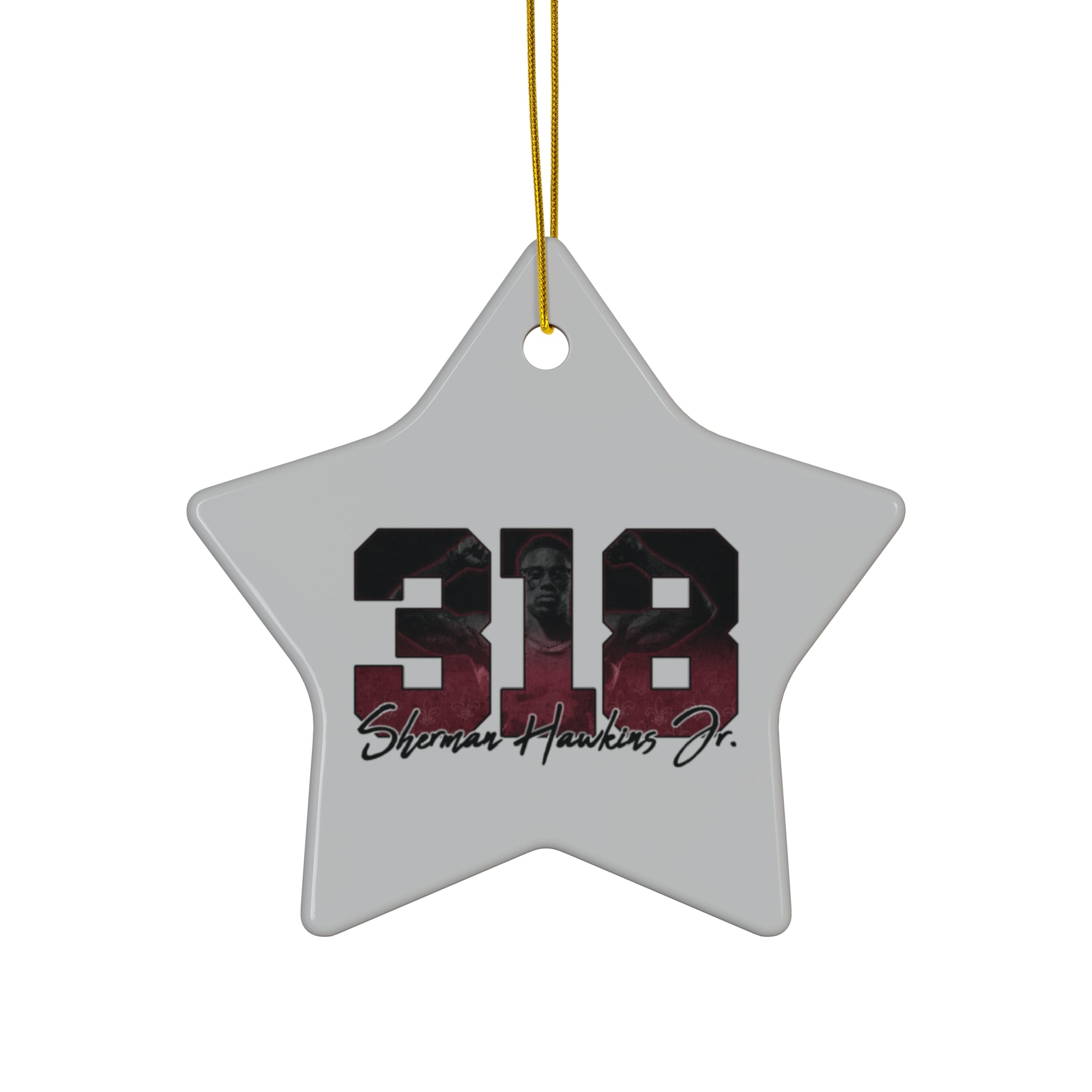 Sherman Hawkins Jr. Ceramic Ornament
