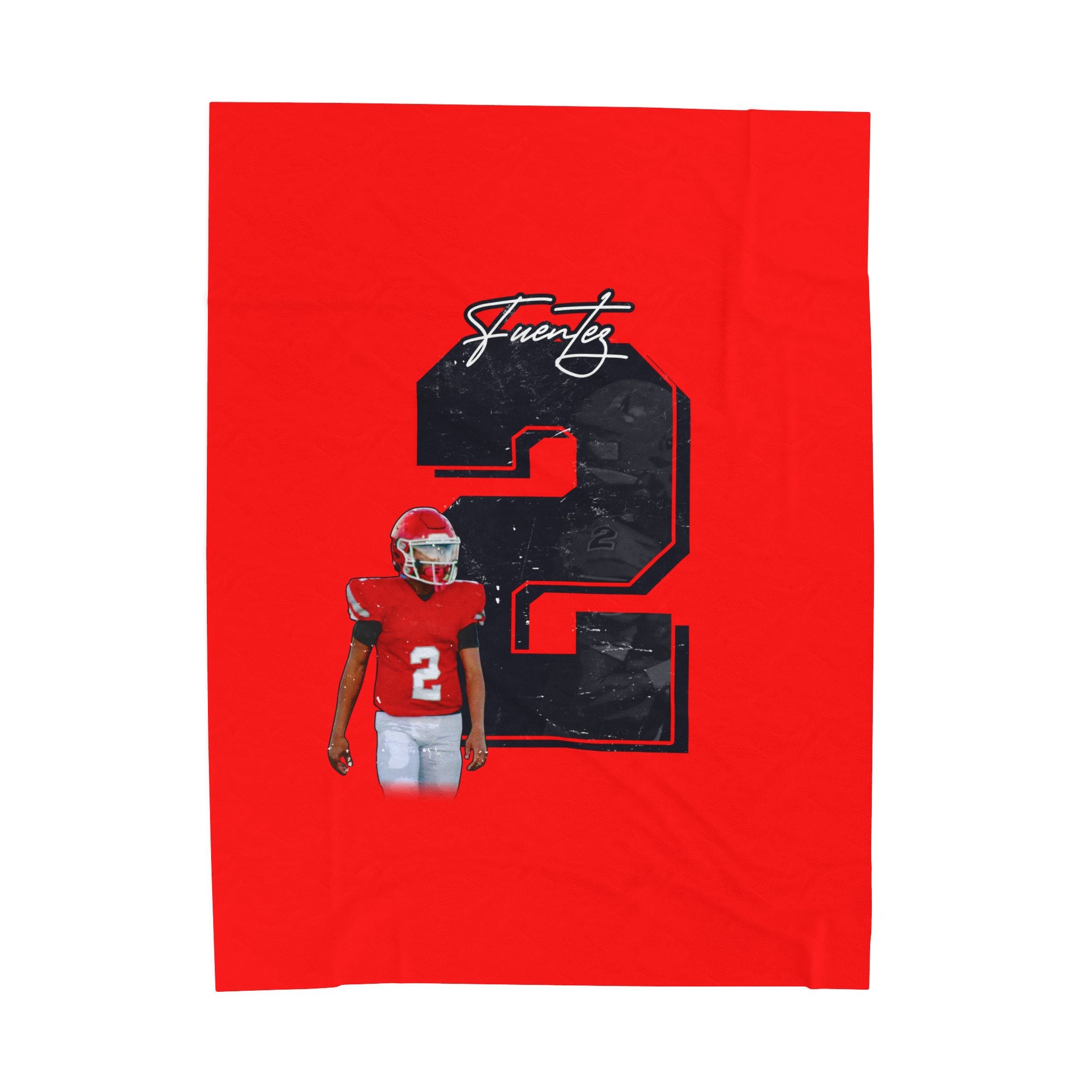 Andruw Fuentez Velveteen Plush Blanket