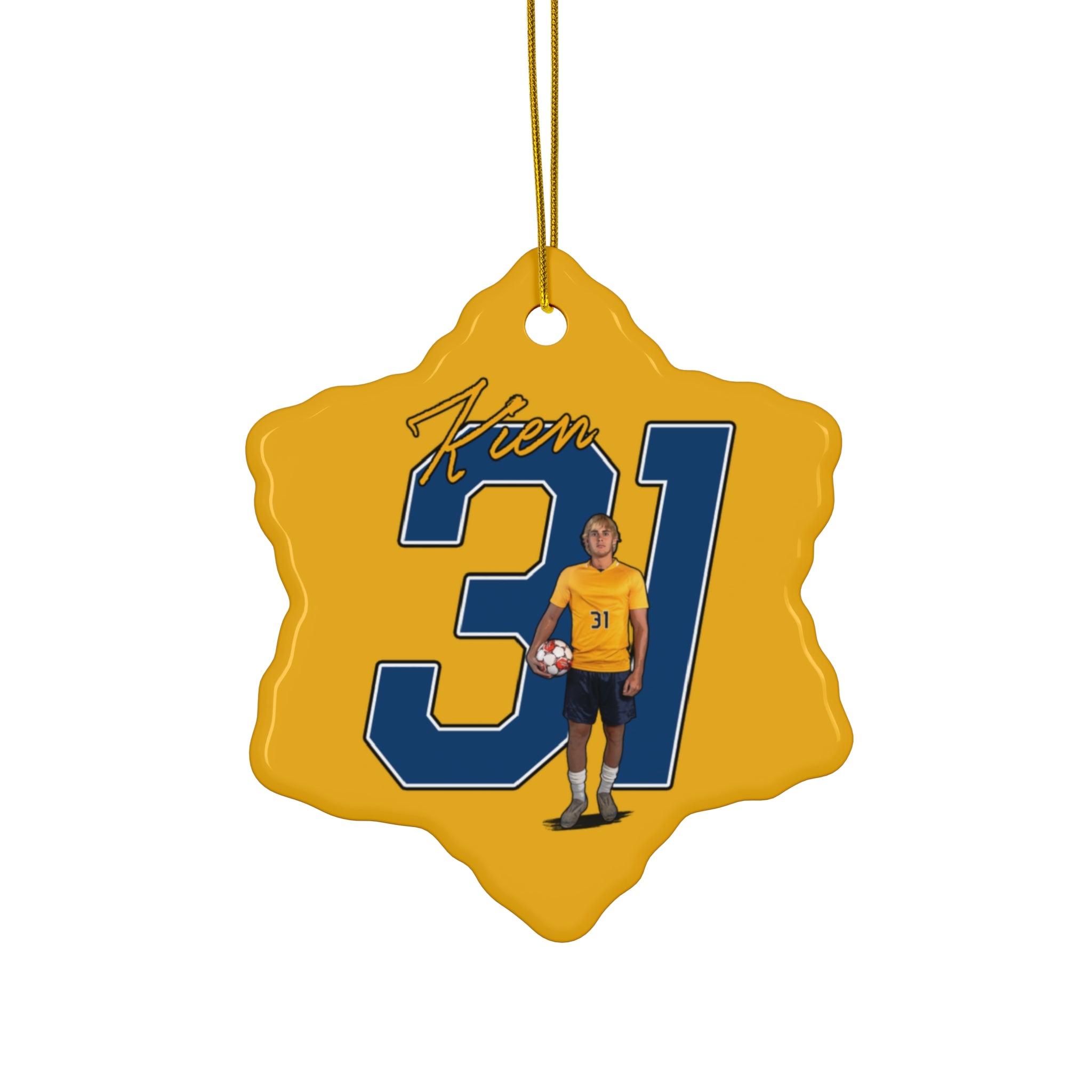Kien Clawson Ceramic Ornament