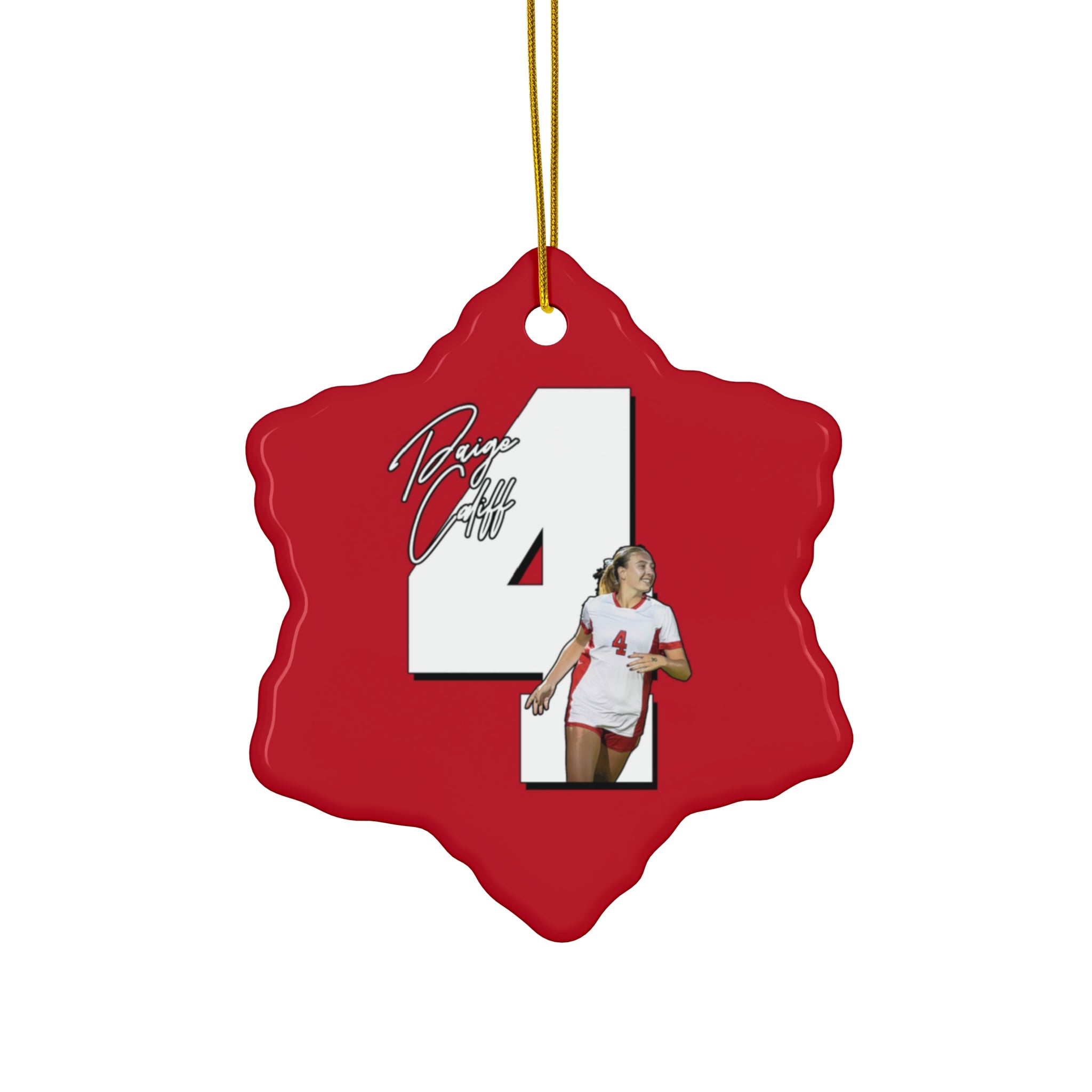 Paige Califf Ceramic Ornament