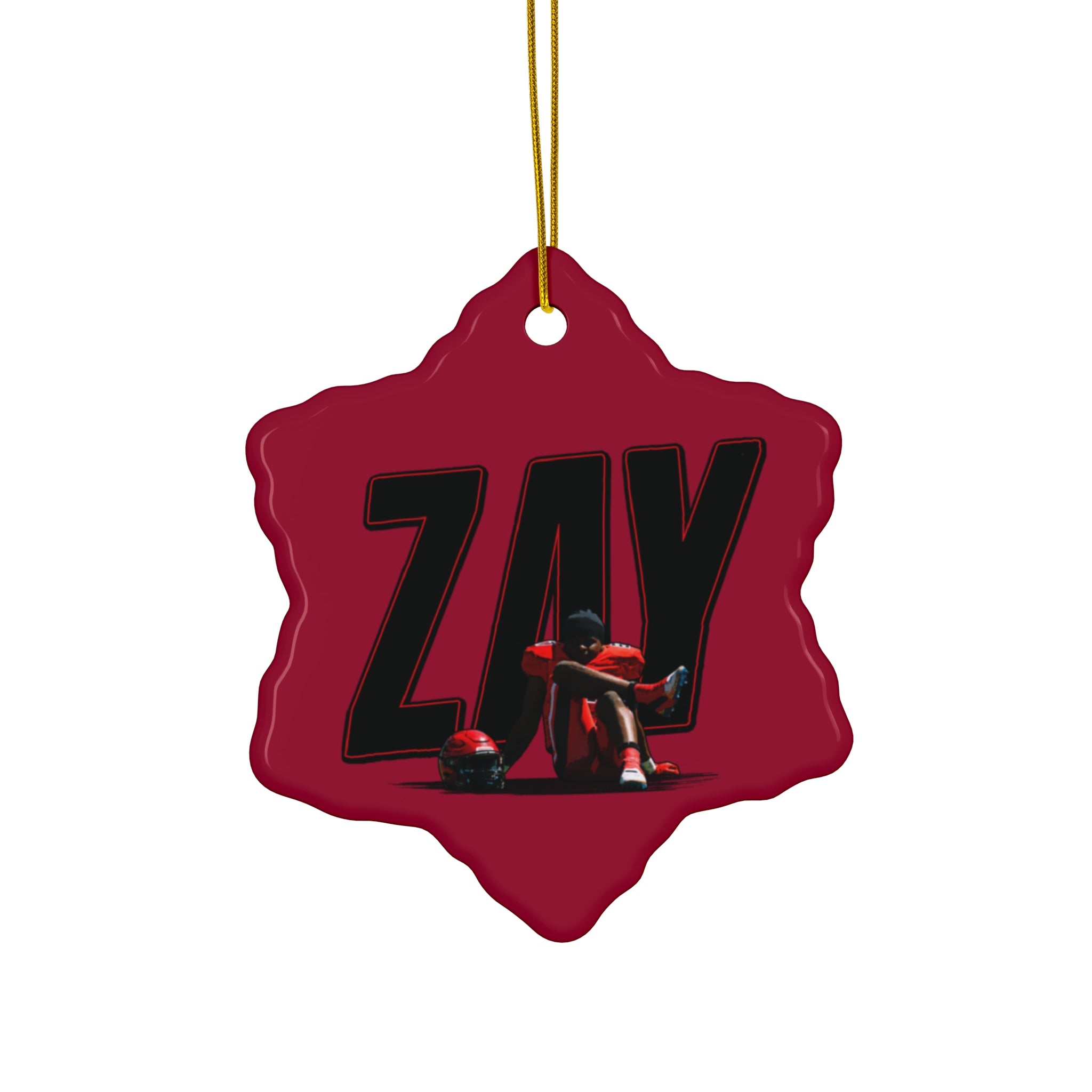 Zay Meeks Ceramic Ornament