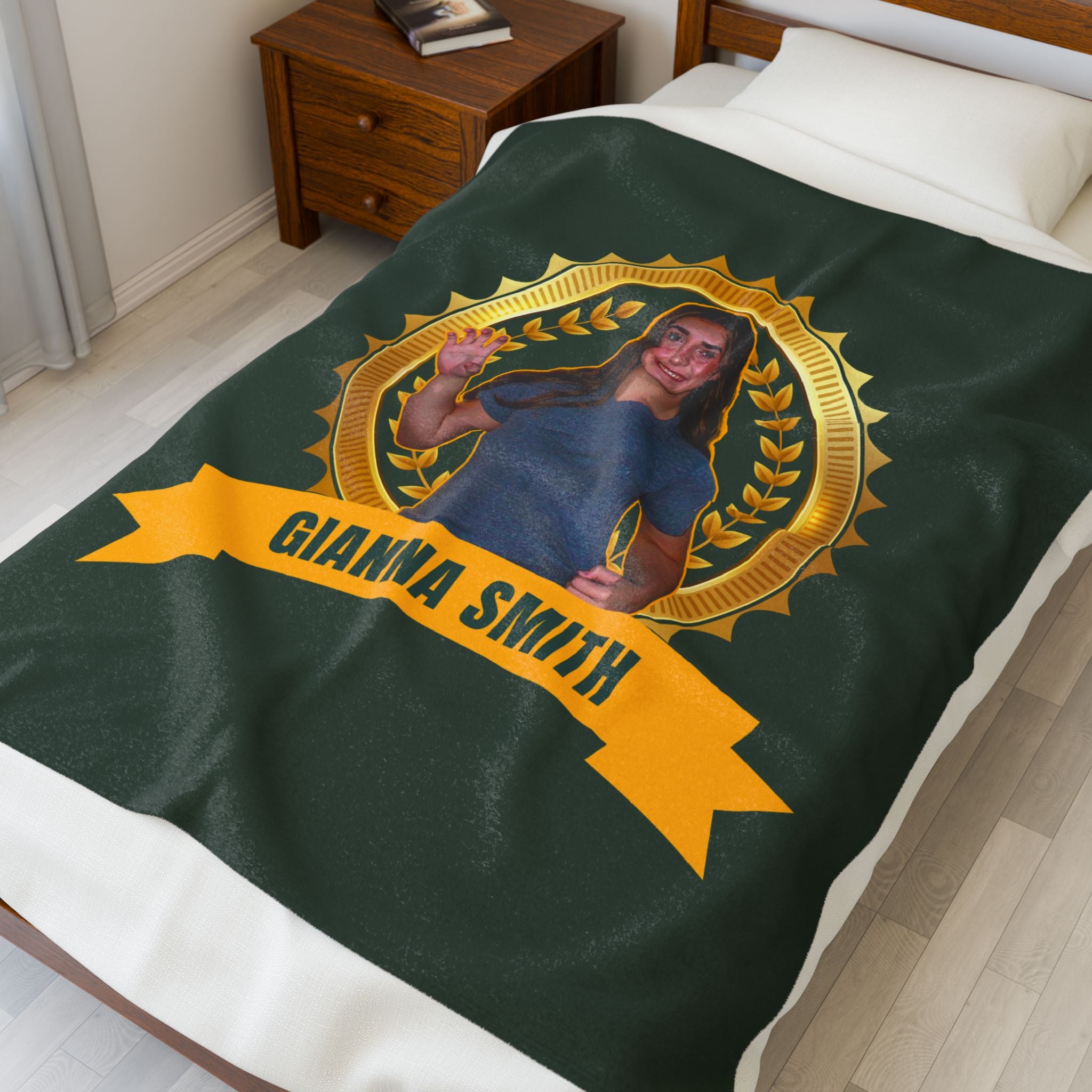 Gianna Smith Velveteen Plush Blanket