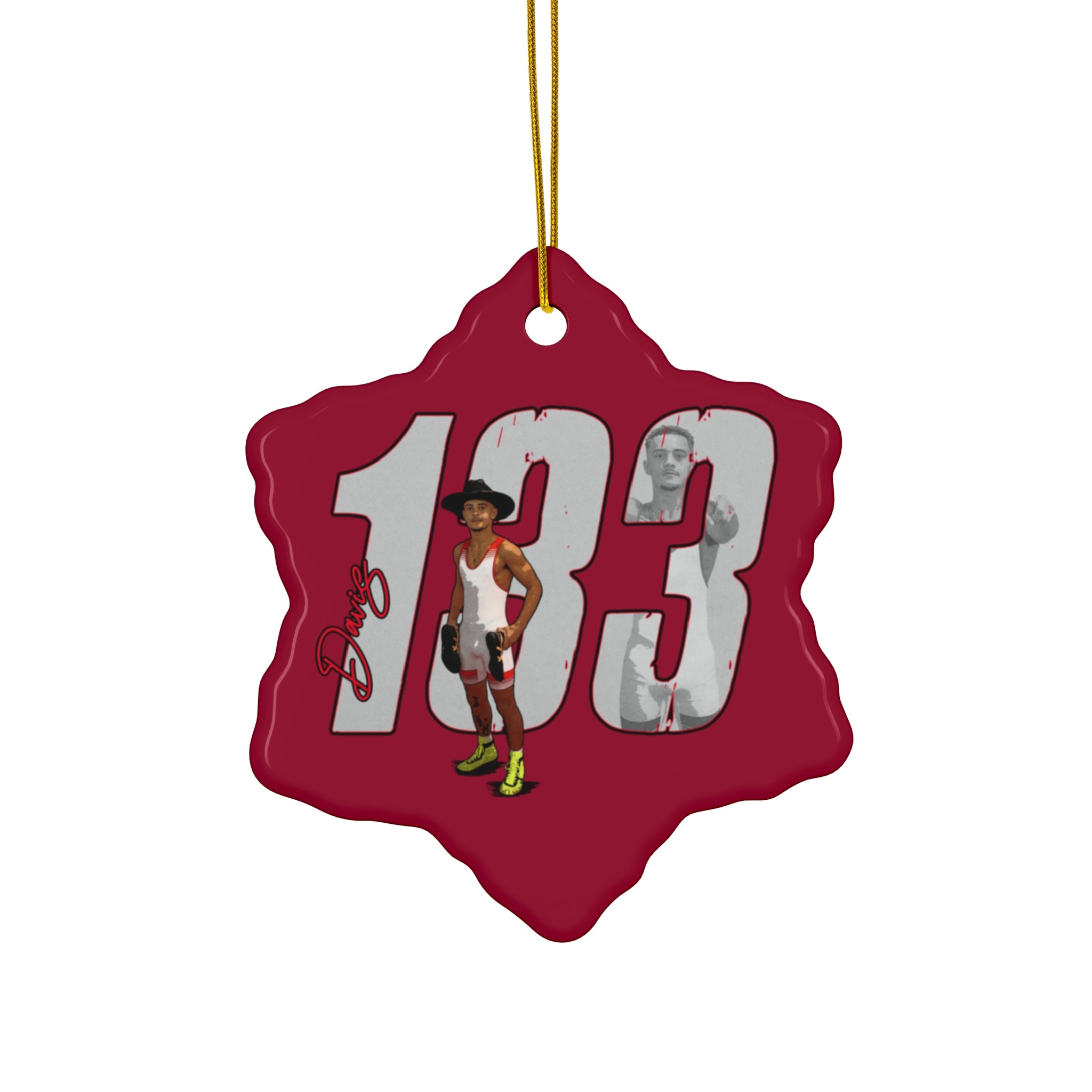 CJ Davis Ceramic Ornament
