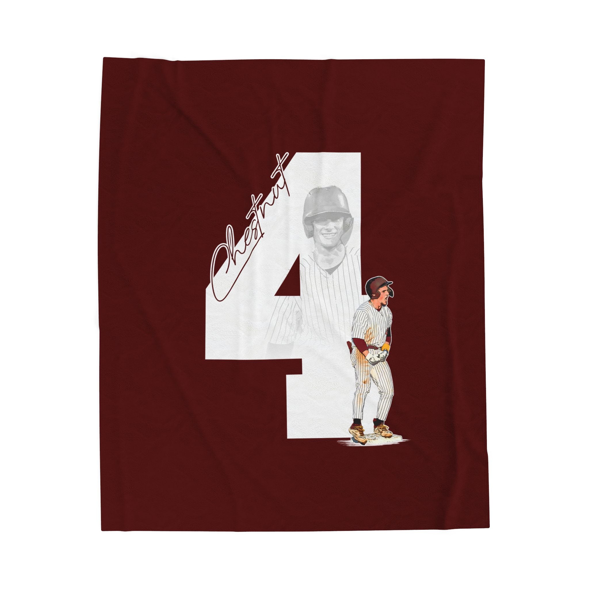 Travis Chestnut Velveteen Plush Blanket