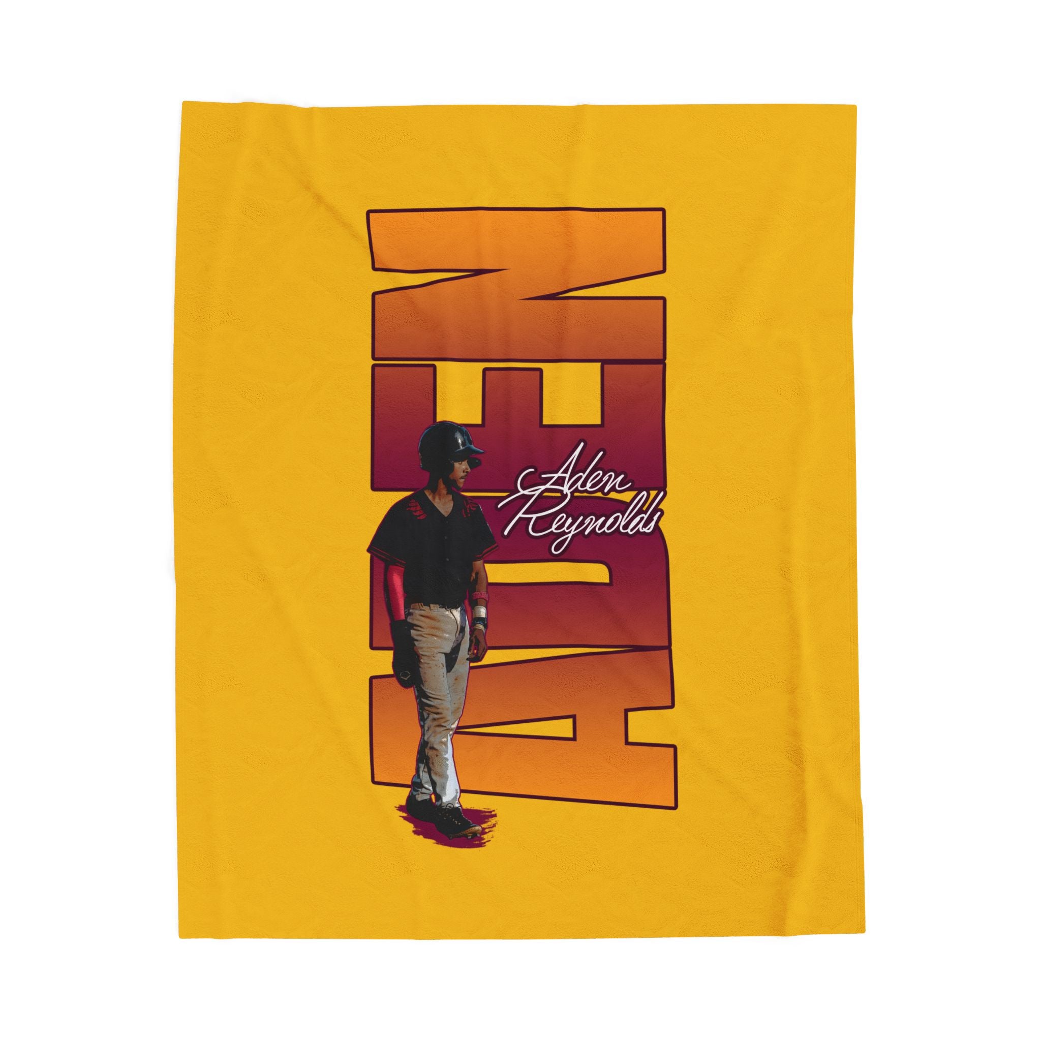 Aden Reynolds Velveteen Plush Blanket