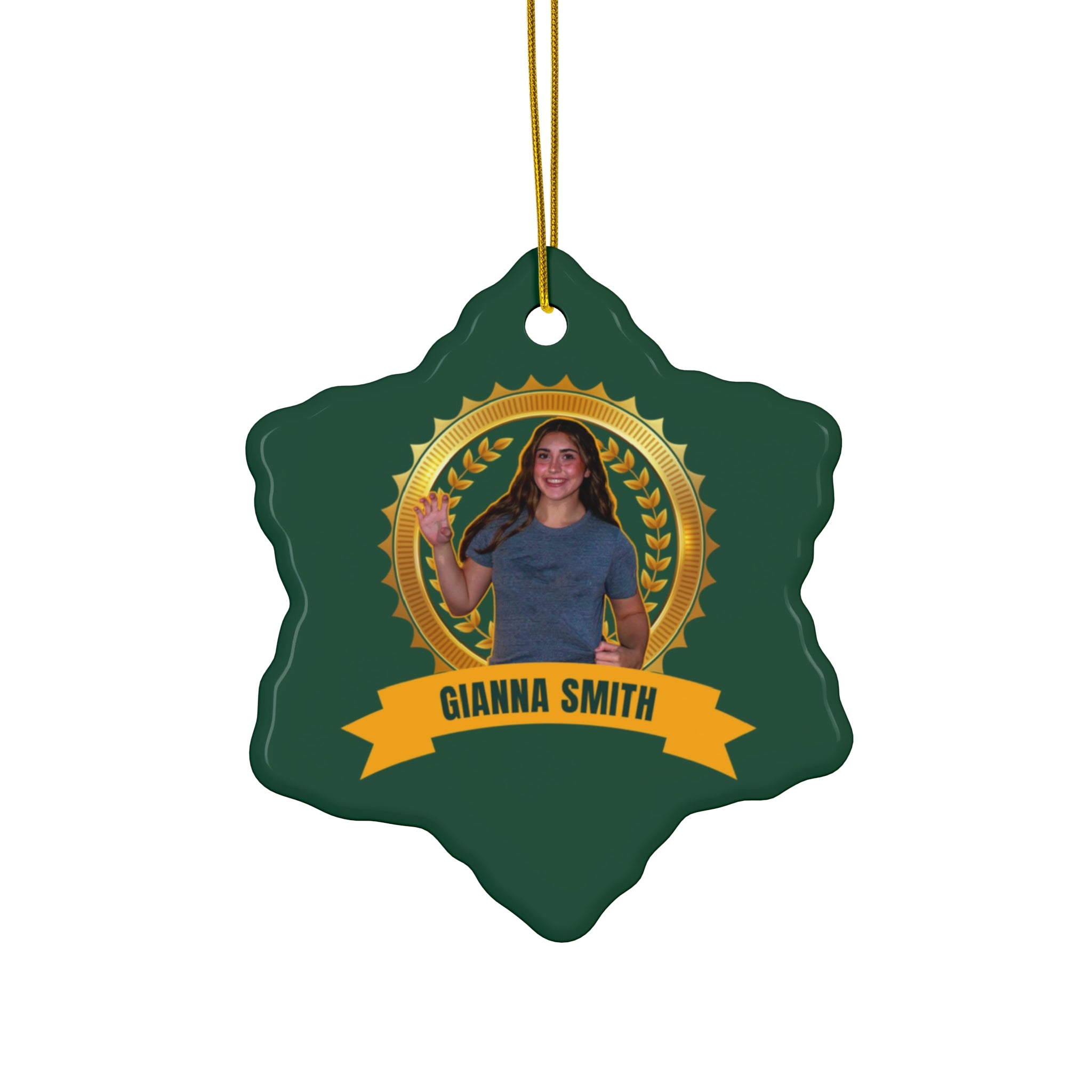 Gianna Smith Ceramic Ornament