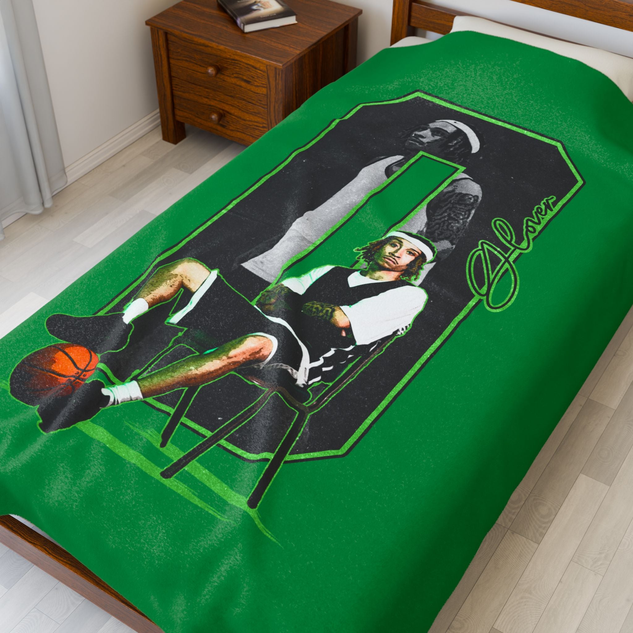 Jeremiah Glover Velveteen Plush Blanket