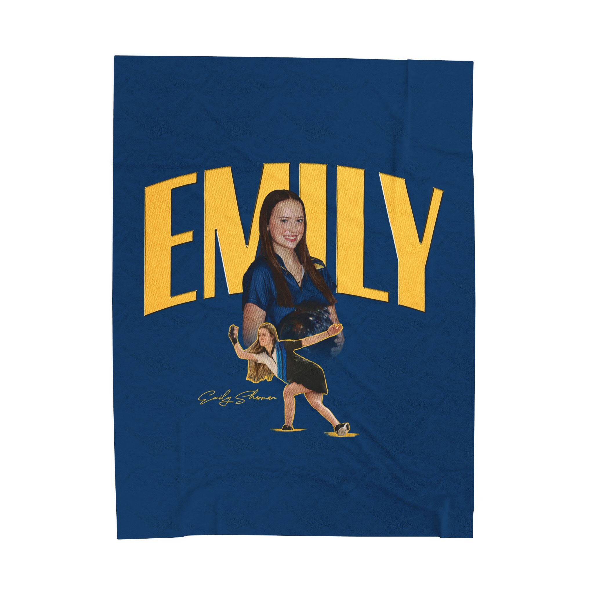 Emily Sherman Velveteen Plush Blanket