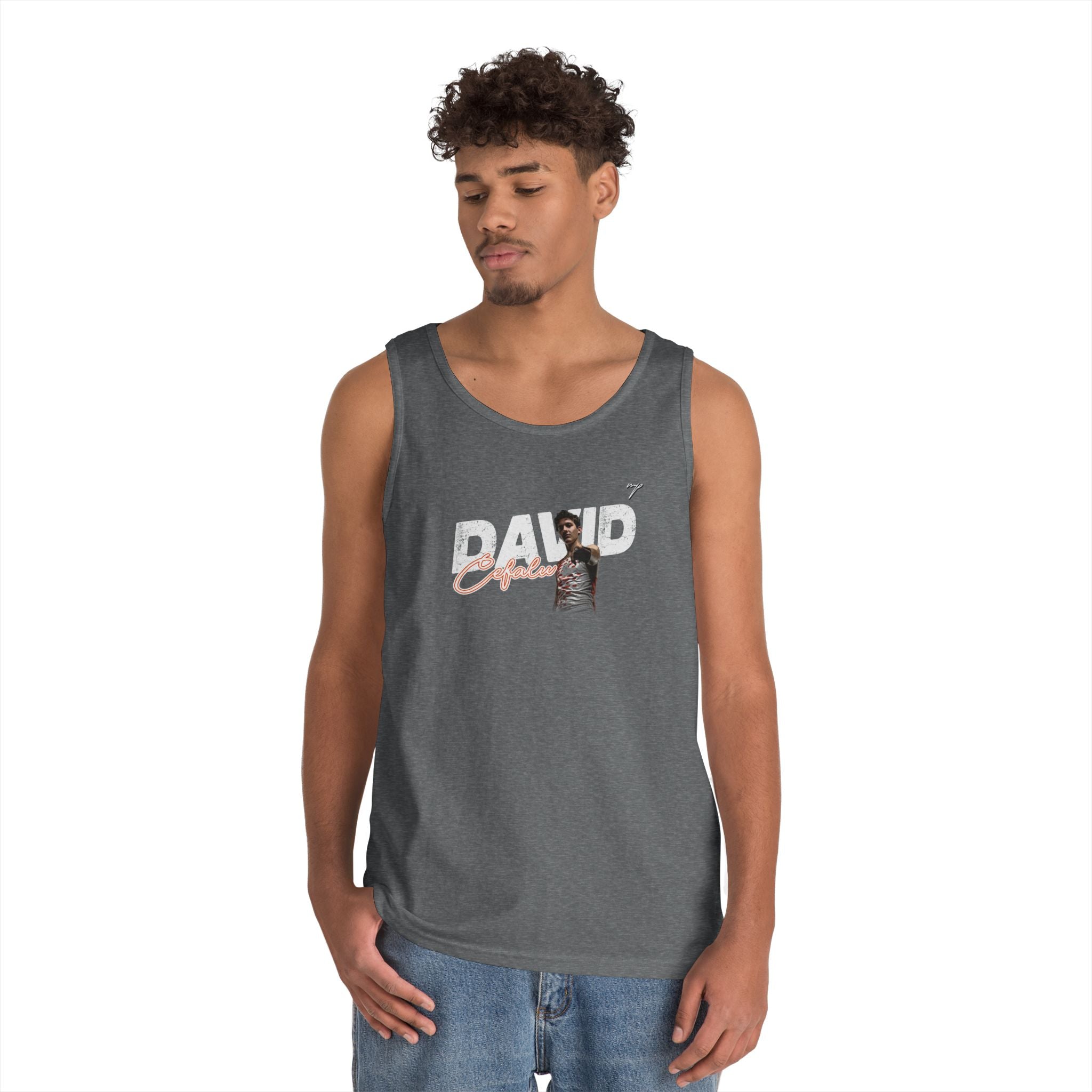 David Cefalu Unisex Cotton Tank Top