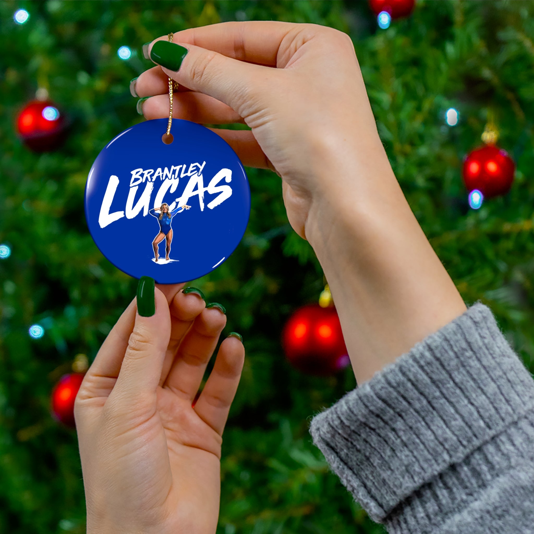 Brantley Lucas Ceramic Ornament