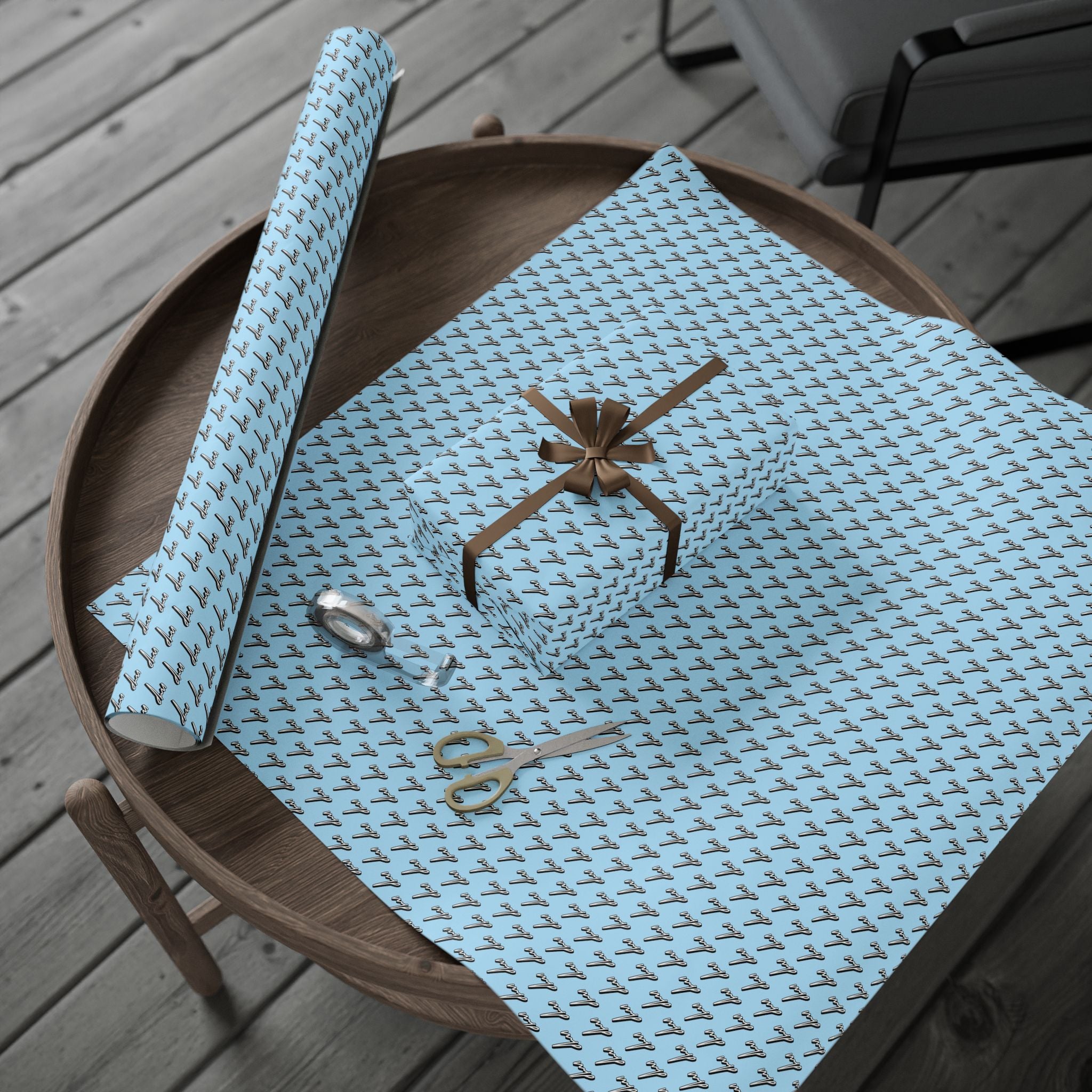 MyPlayer Branded Wrapping Paper (Light Blue)