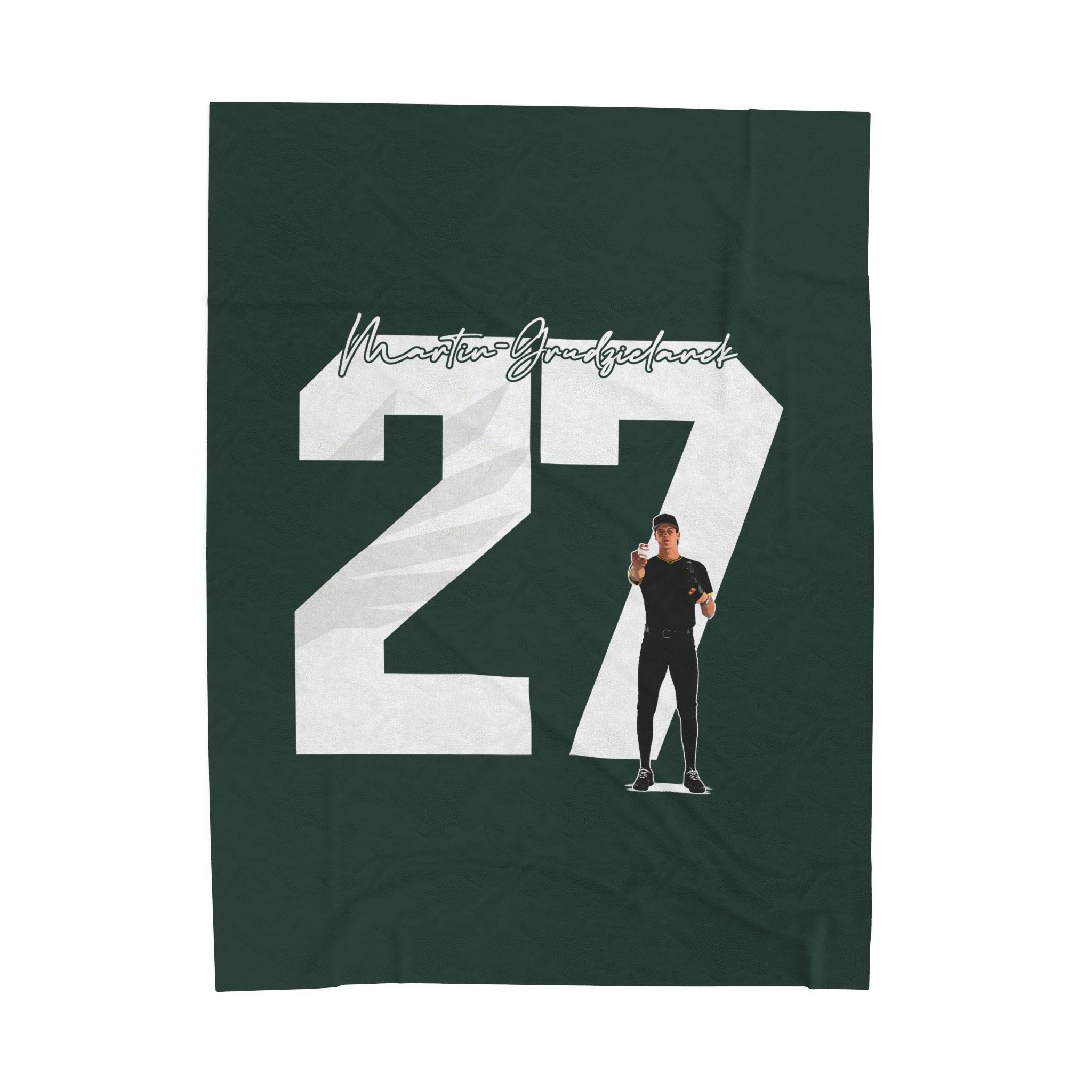 Brody Martin-Grudzielanek Velveteen Plush Blanket