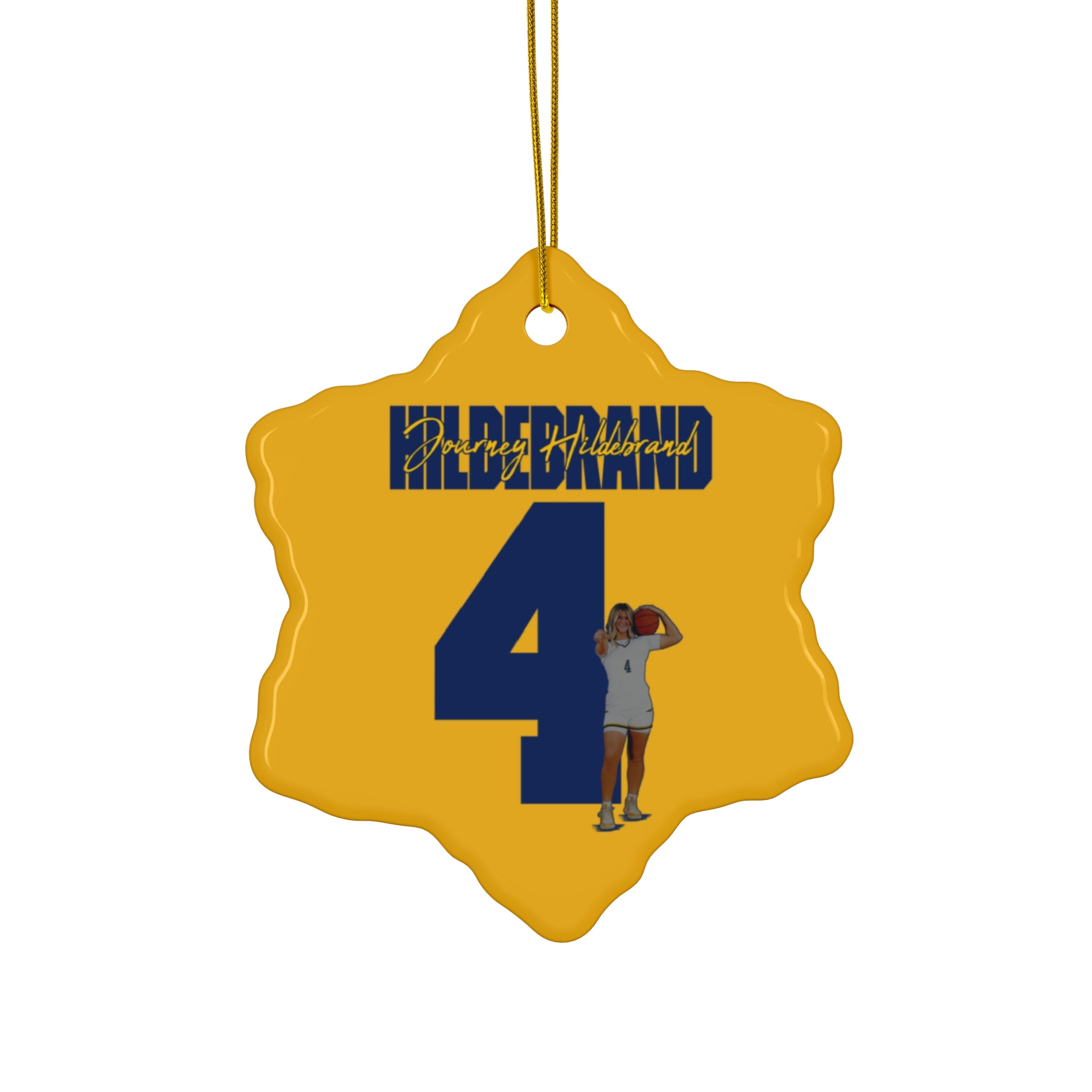 Journey Hildebrand Ceramic Ornament