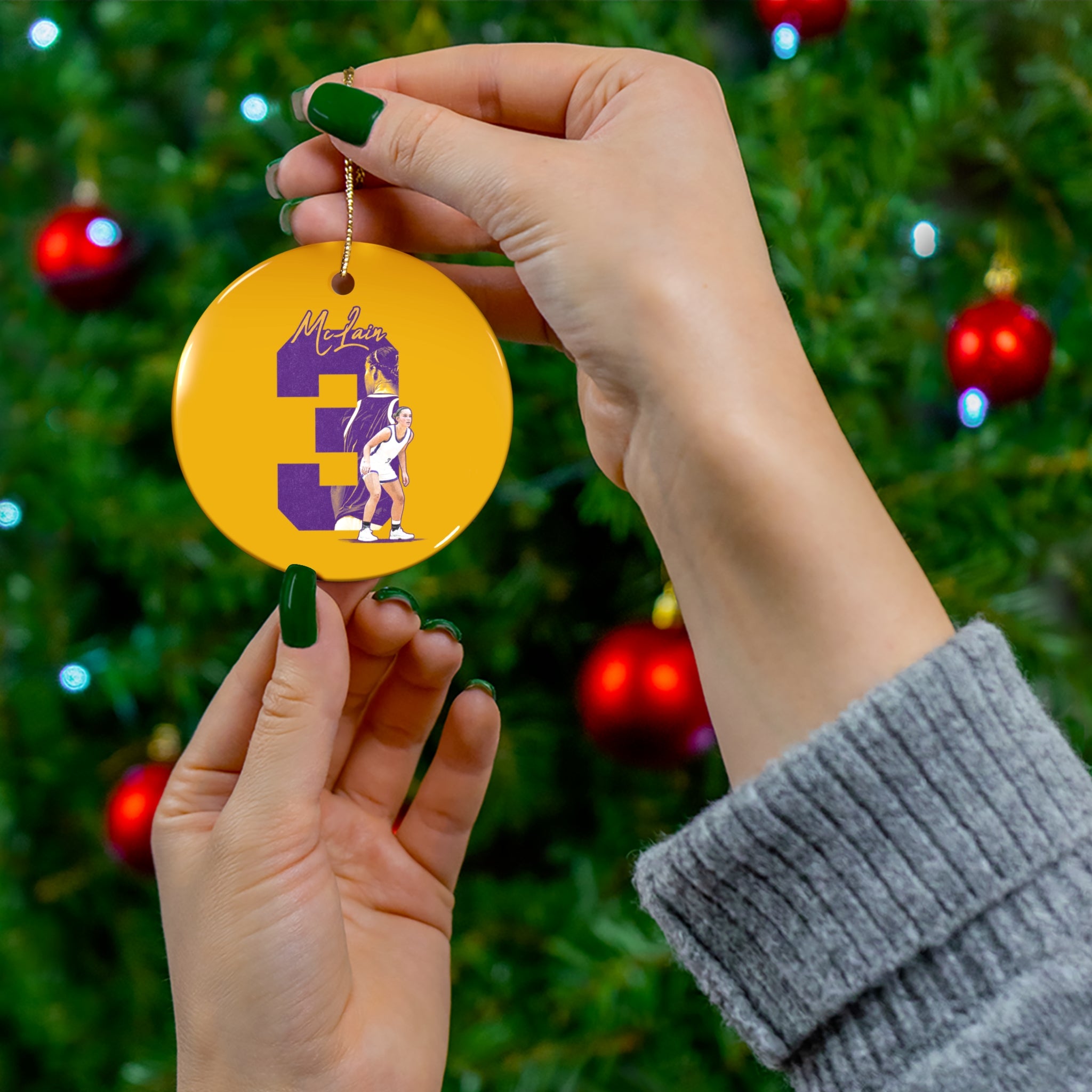 Frankie Mclain Ceramic Ornament