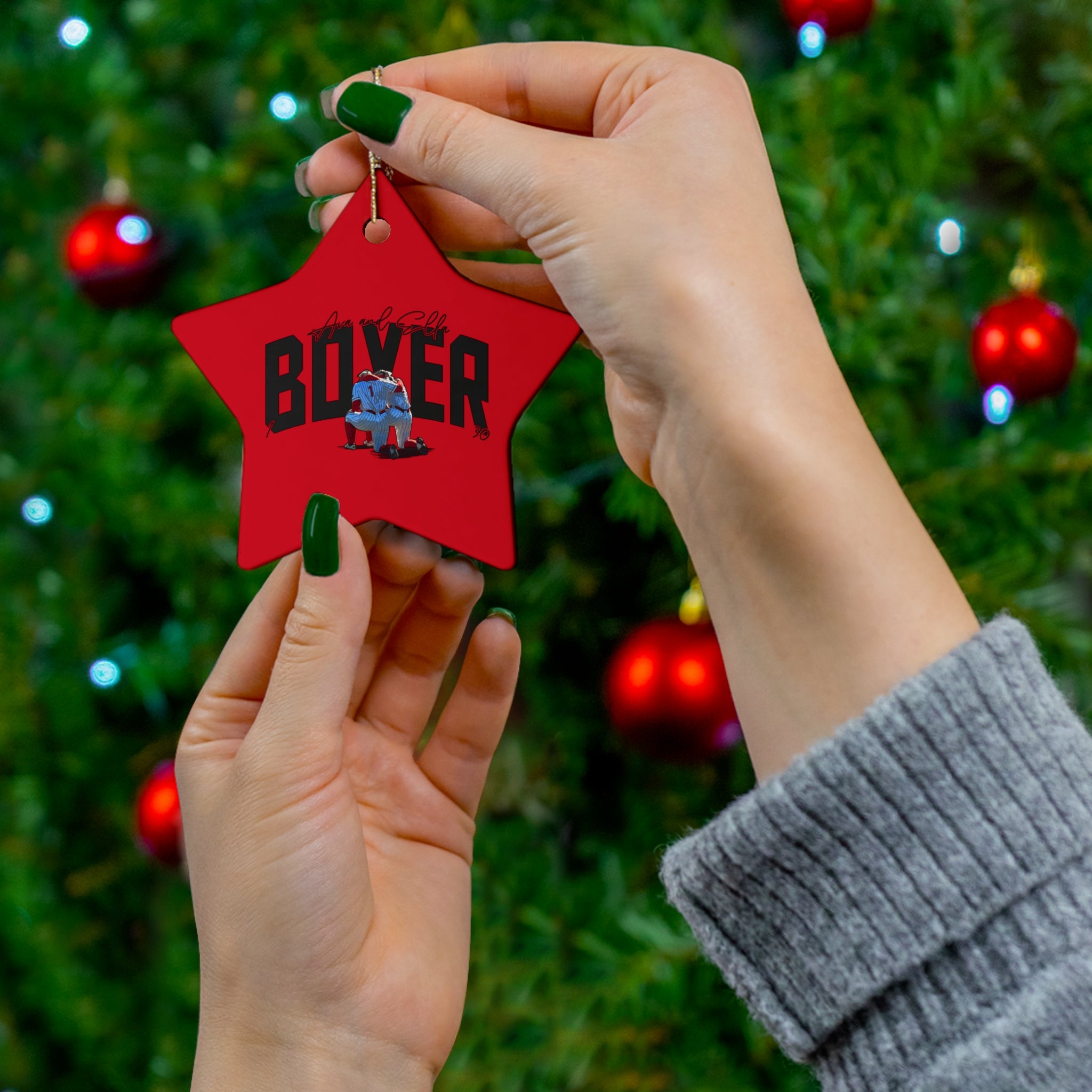 Ella Boyer Ceramic Ornament