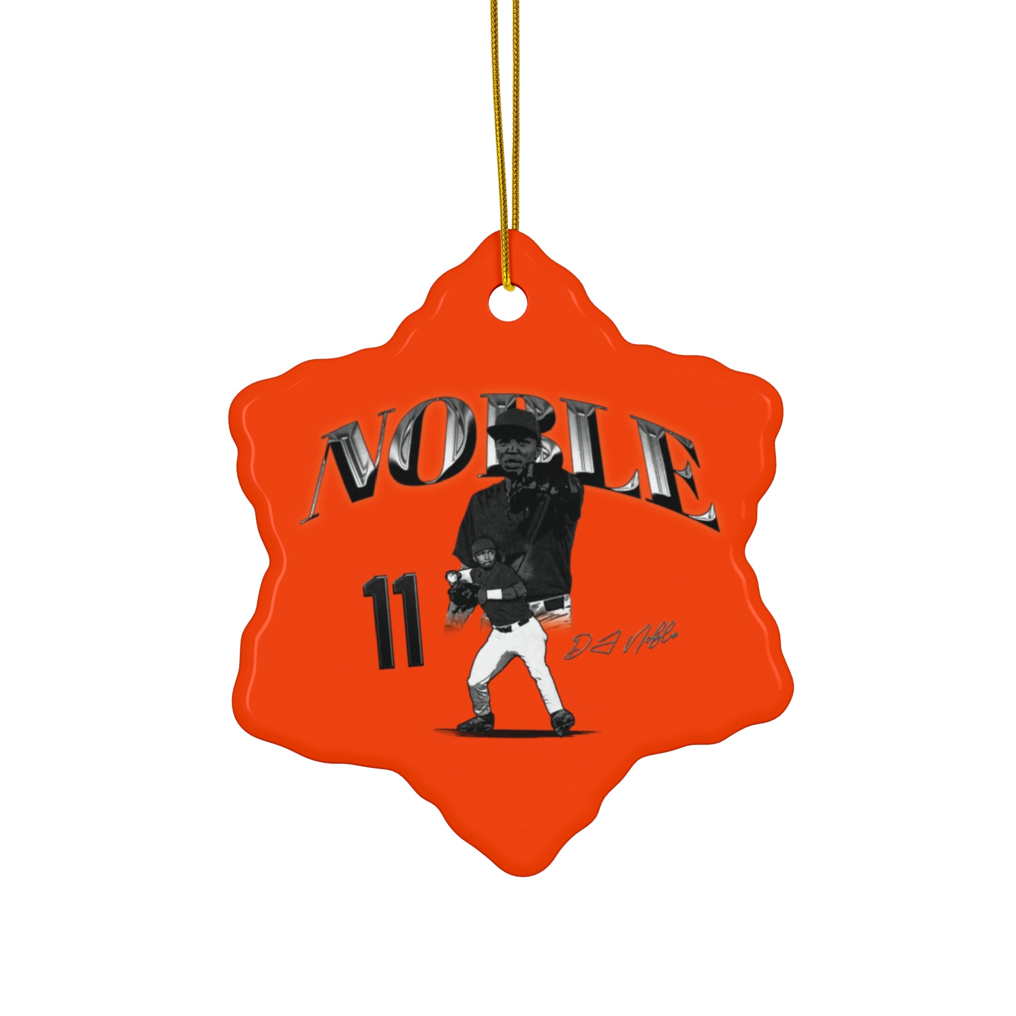 DJ Noble Ceramic Ornament