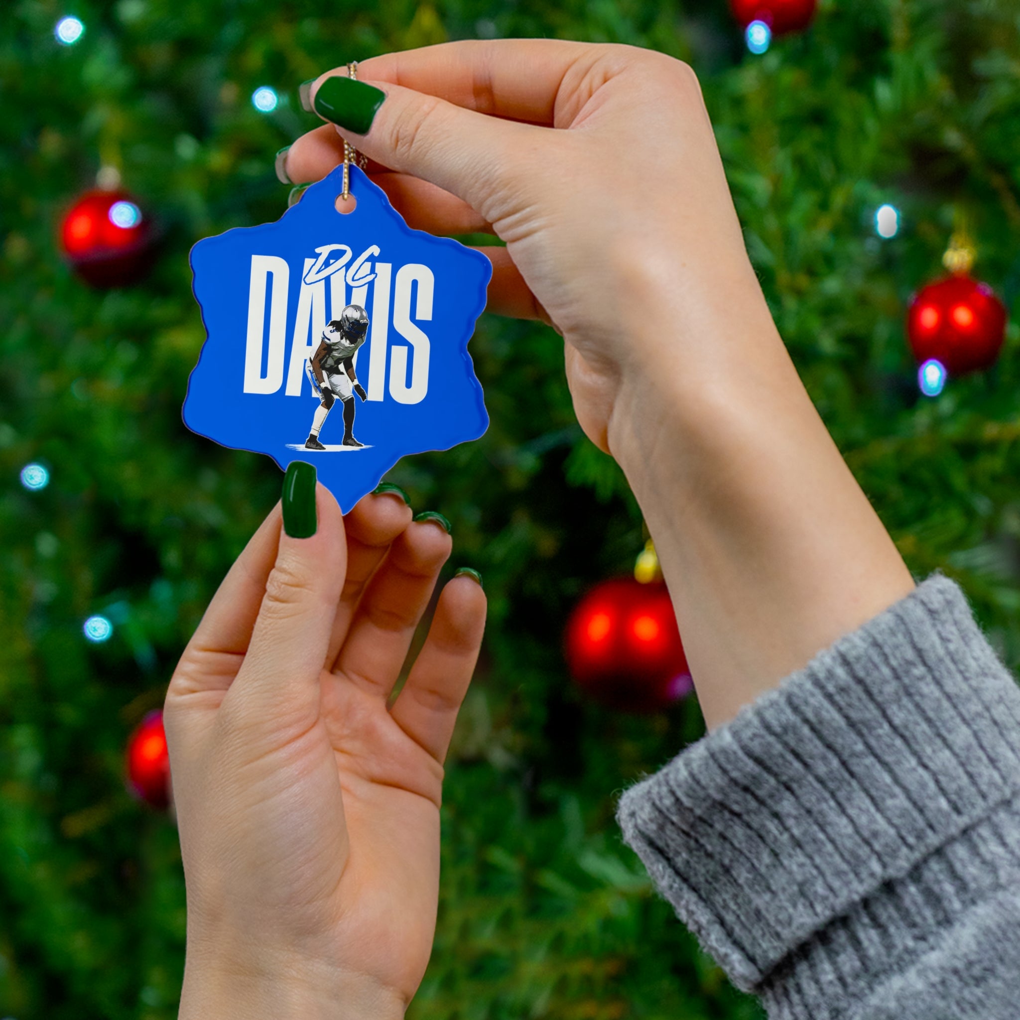 Dc Davis Ceramic Ornament