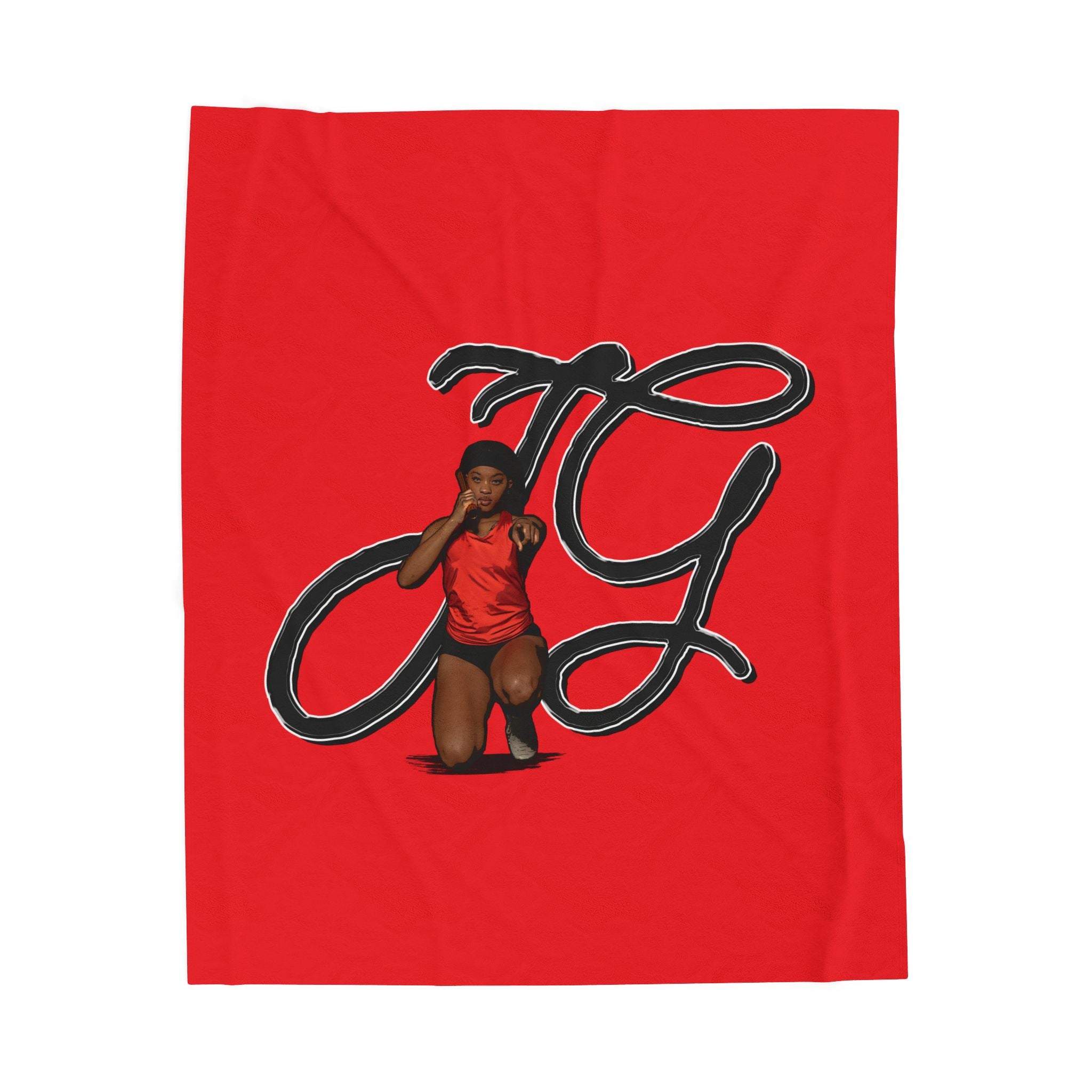 Jaida Garrett Velveteen Plush Blanket
