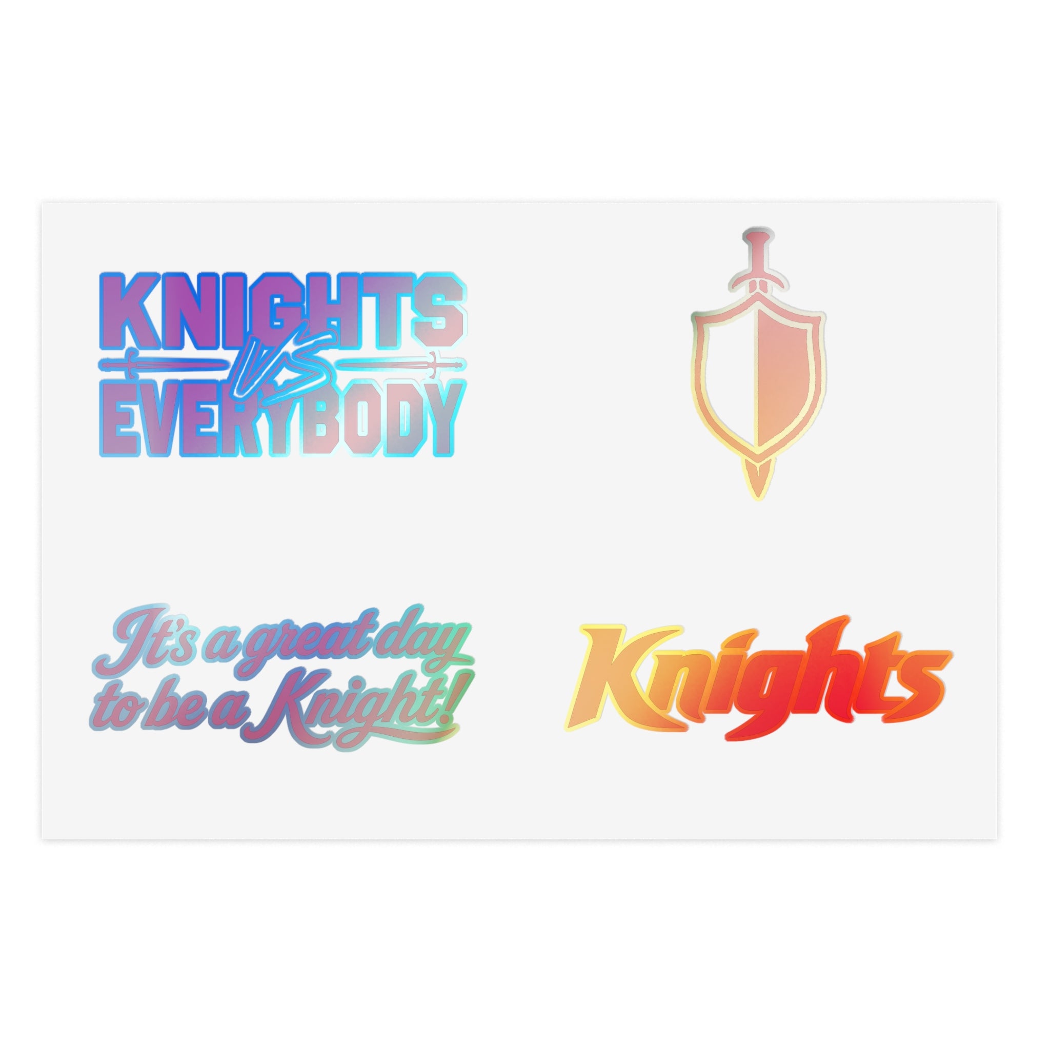 Knights Sticker Sheet