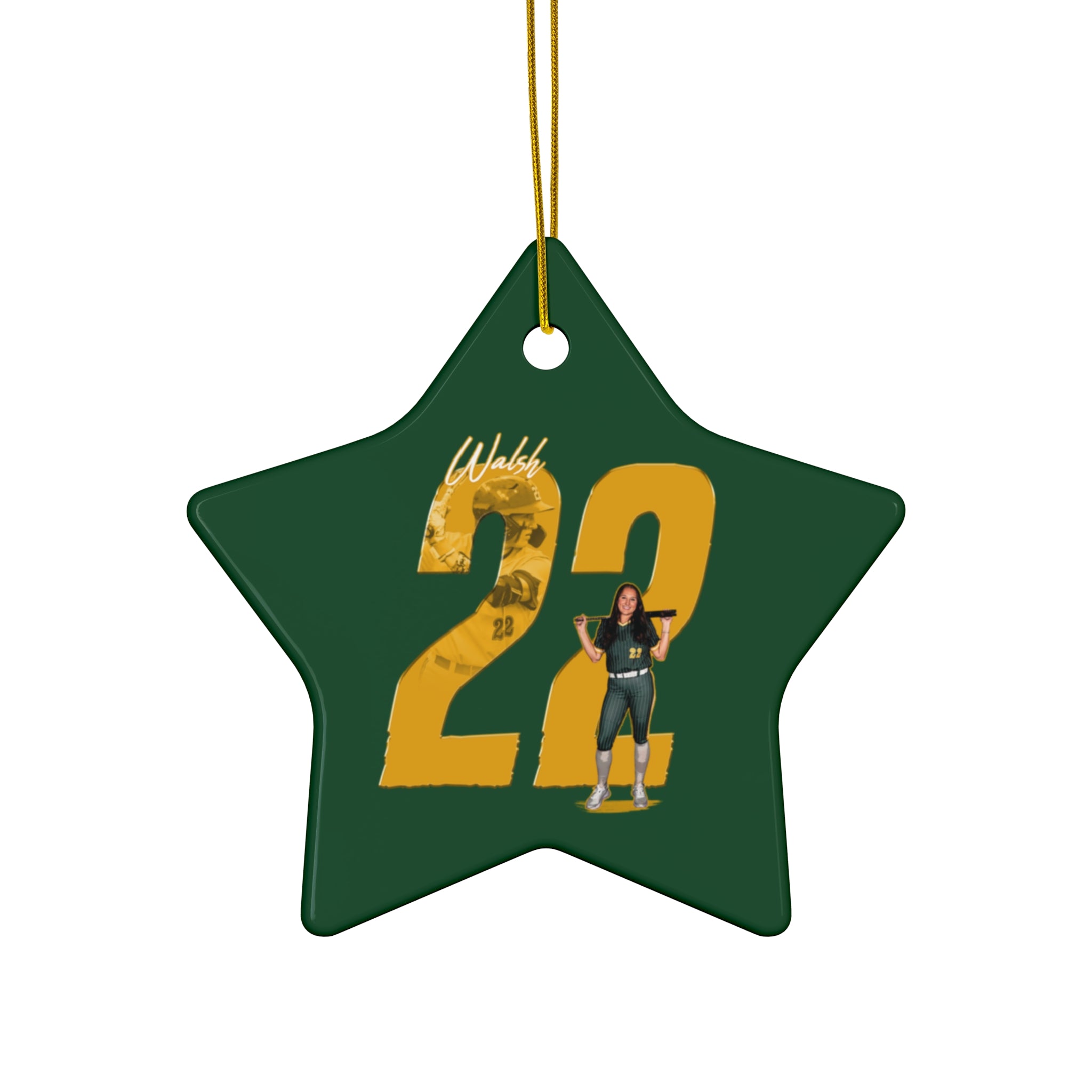 Blair Walsh Ceramic Ornament