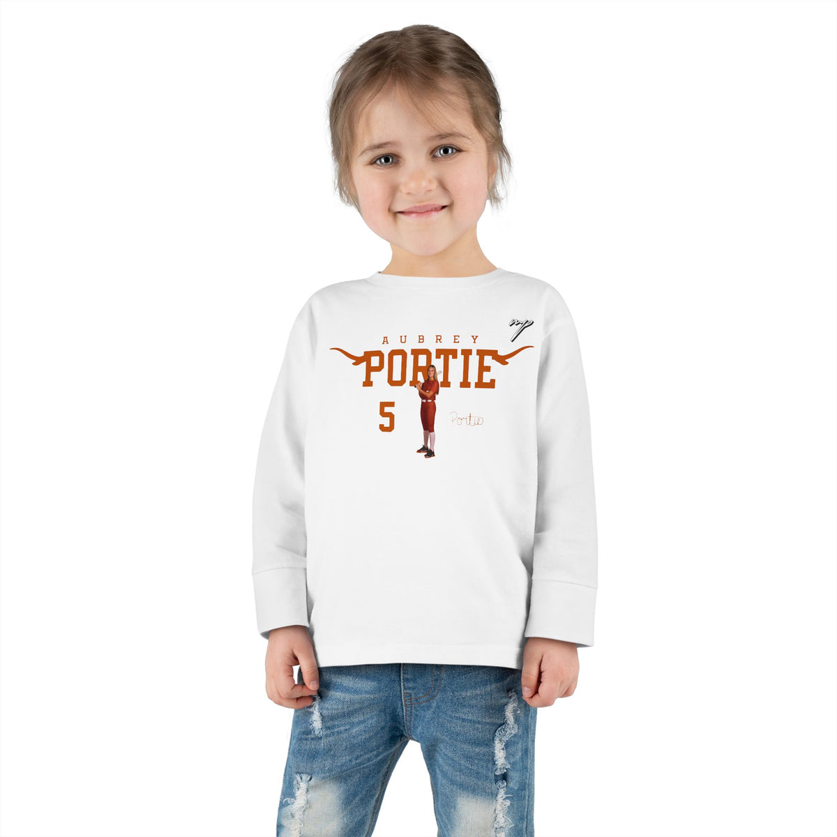Aubrey Portie TODDLER Long Sleeve Tee
