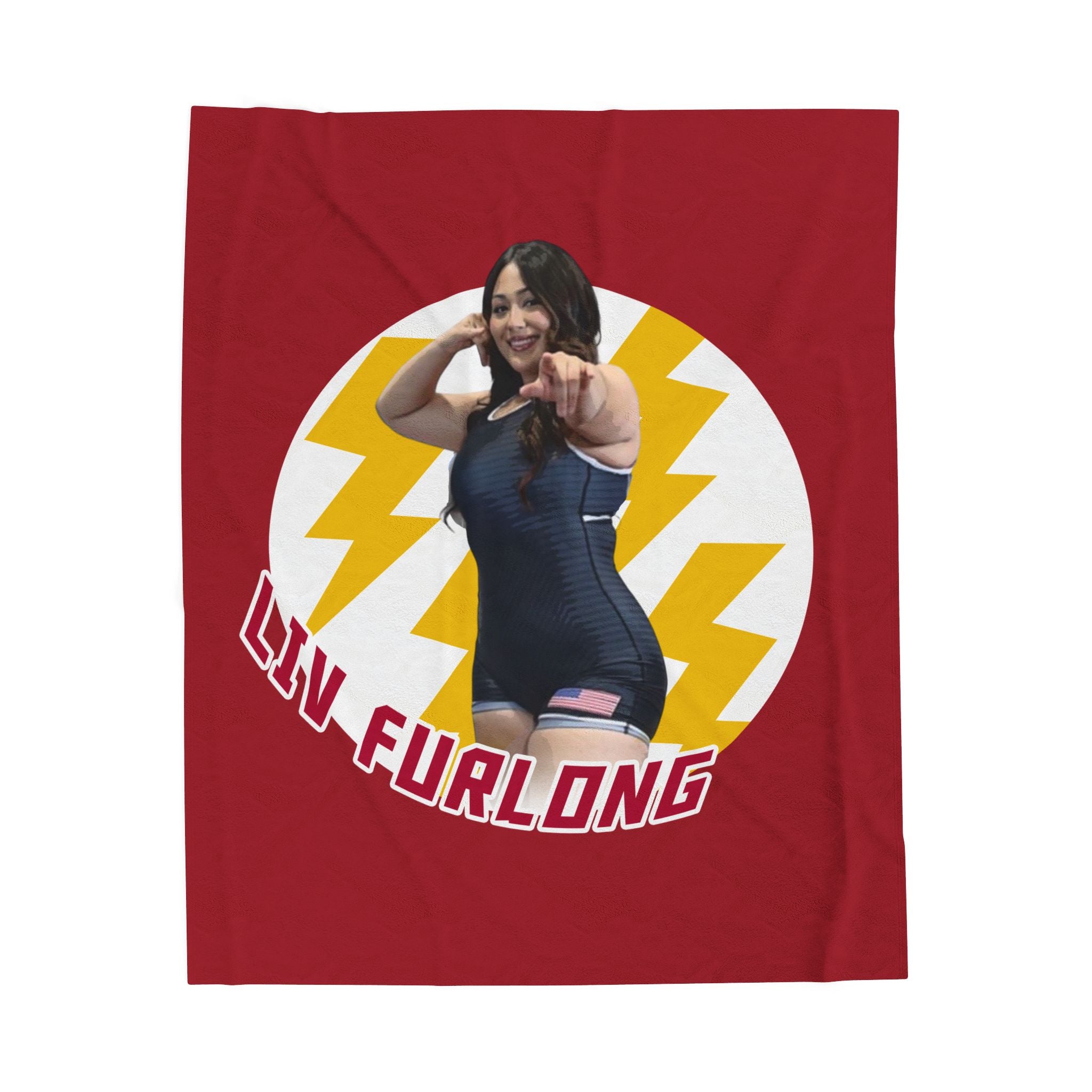 Olivia Furlong Velveteen Plush Blanket