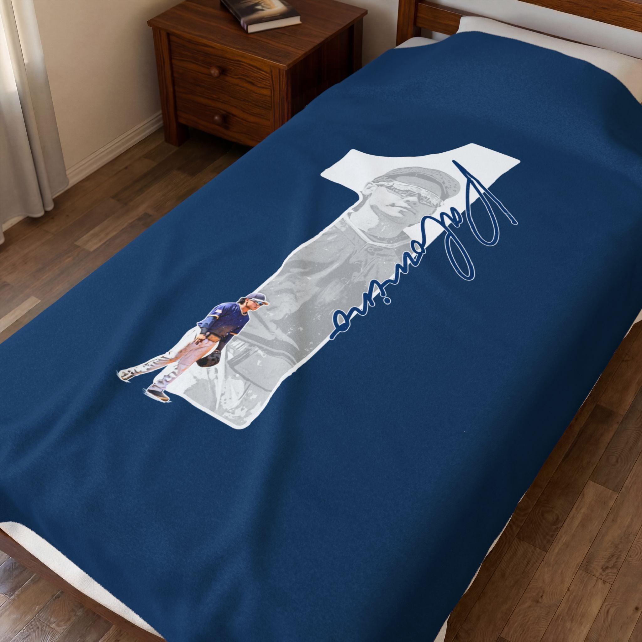 Josiah Palomino Velveteen Plush Blanket