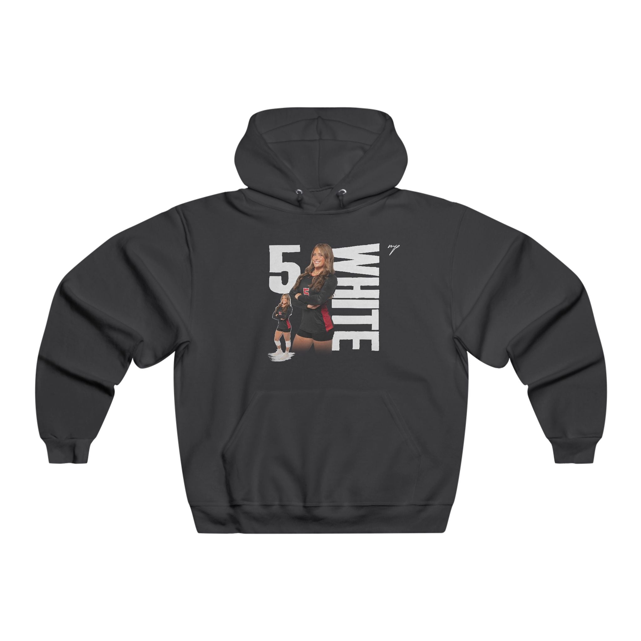 Amelia White Vintage Hoodie