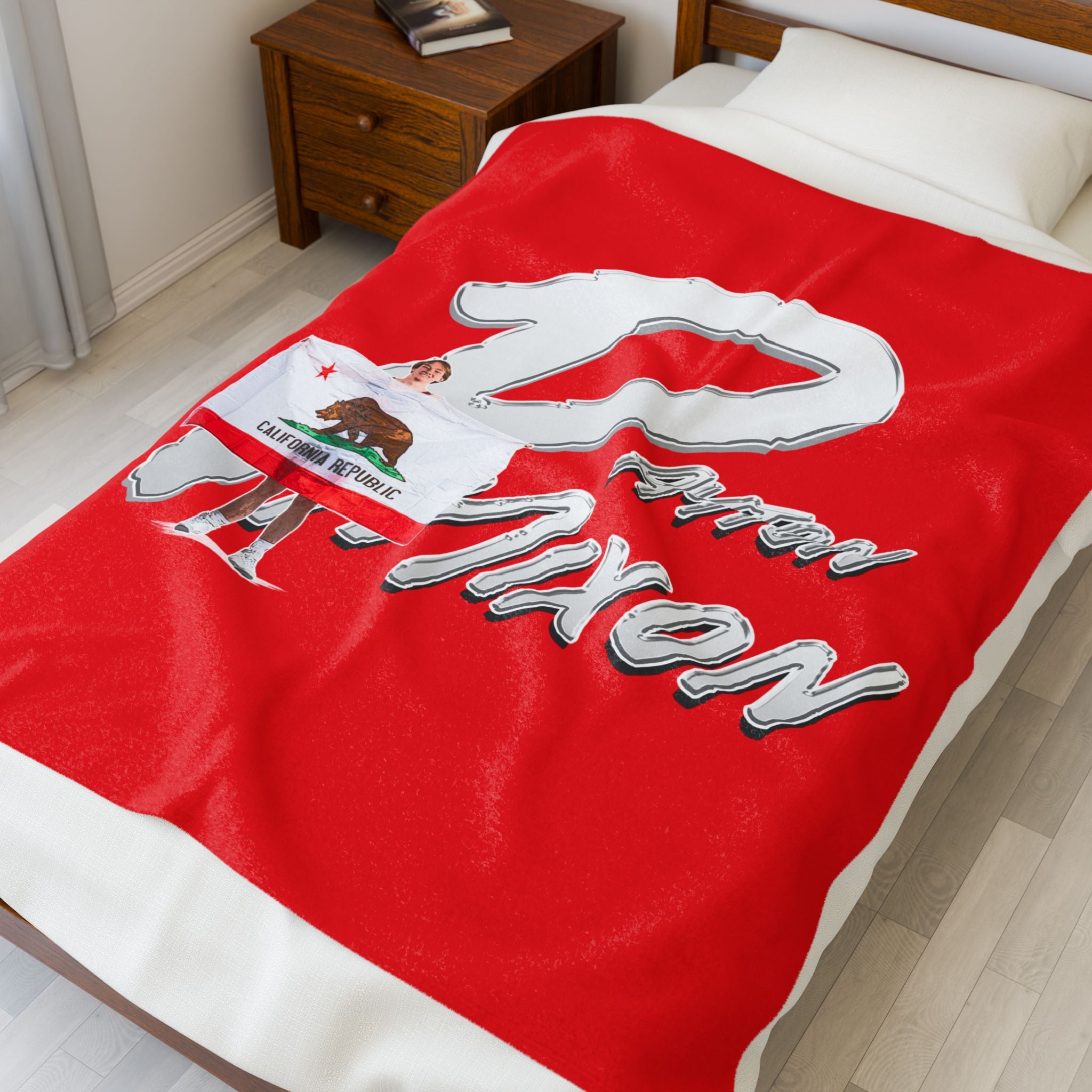 Payton Mixon Velveteen Plush Blanket