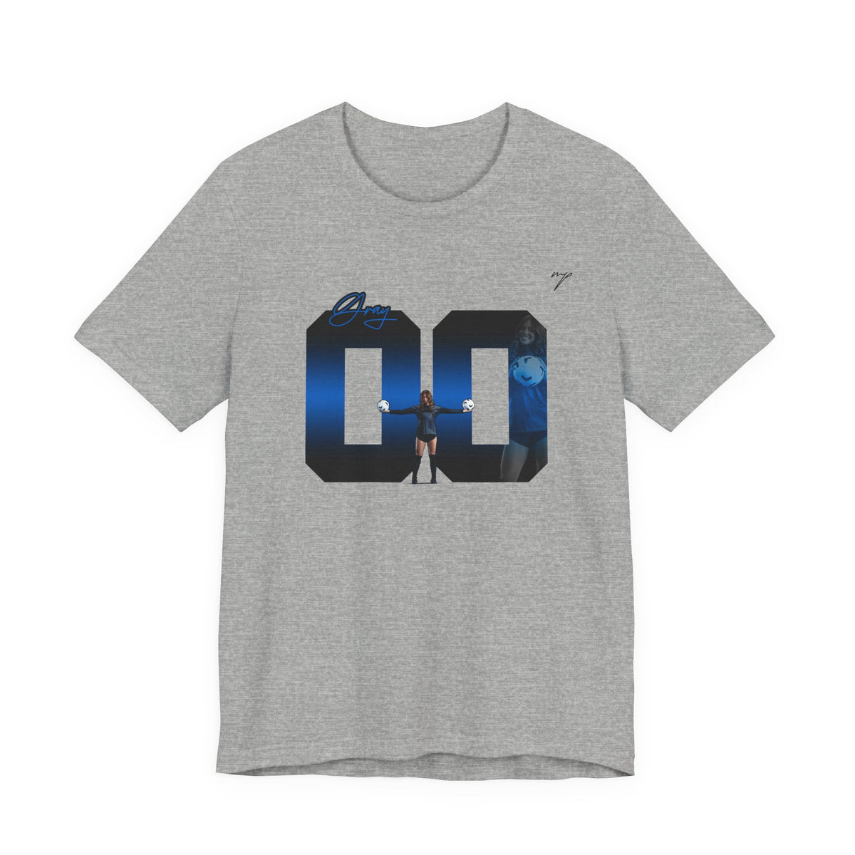 Zuri Gray Graphic Tee
