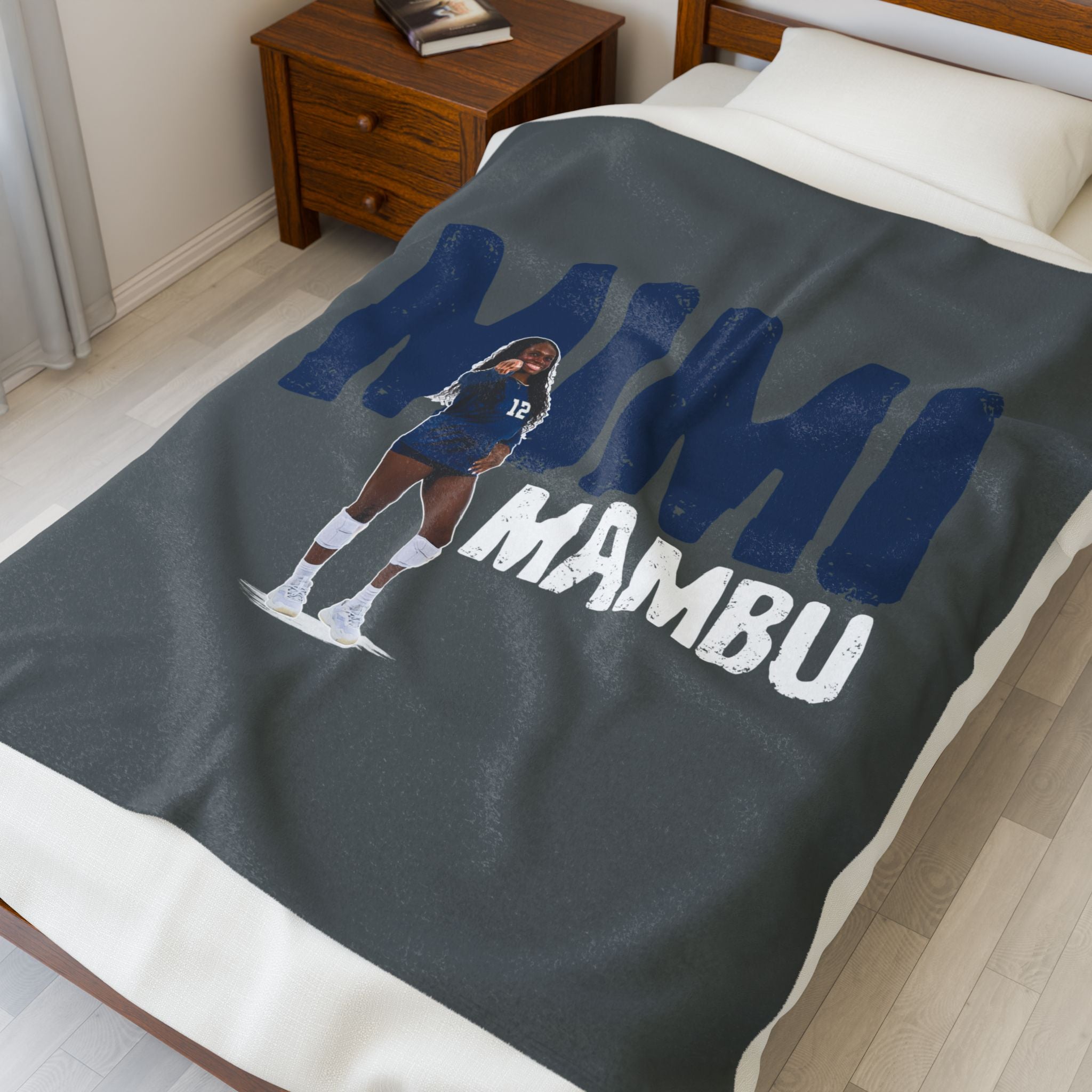 Mimi Mambu Velveteen Plush Blanket