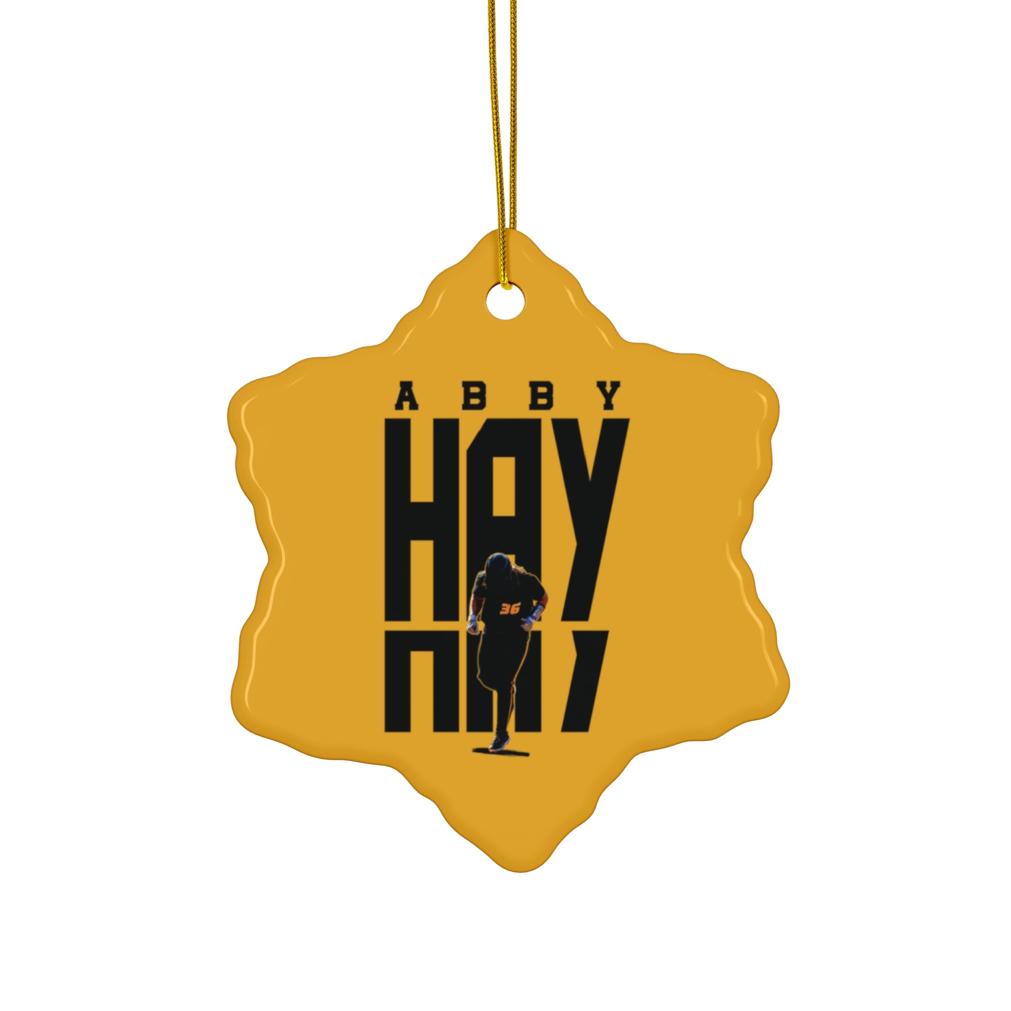 Abby Hay Ceramic Ornament