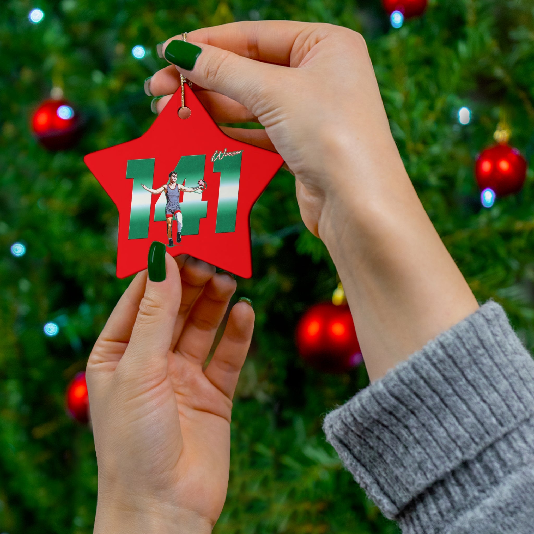 Ethan Wonser Ceramic Ornament