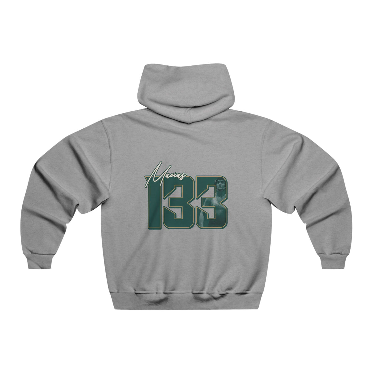 Leo Macias Vintage Hoodie (Front + Back)