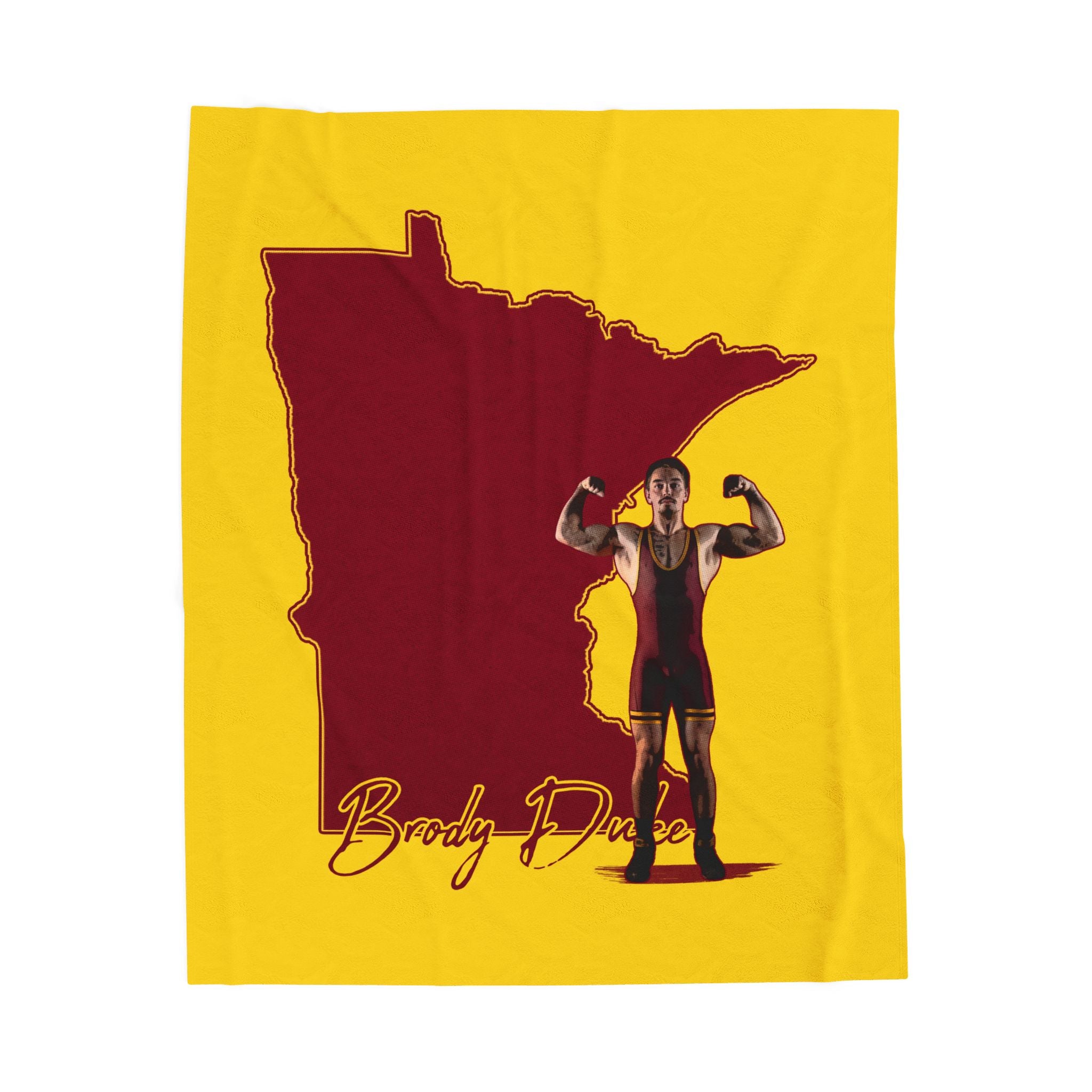 Brody Duke Velveteen Plush Blanket
