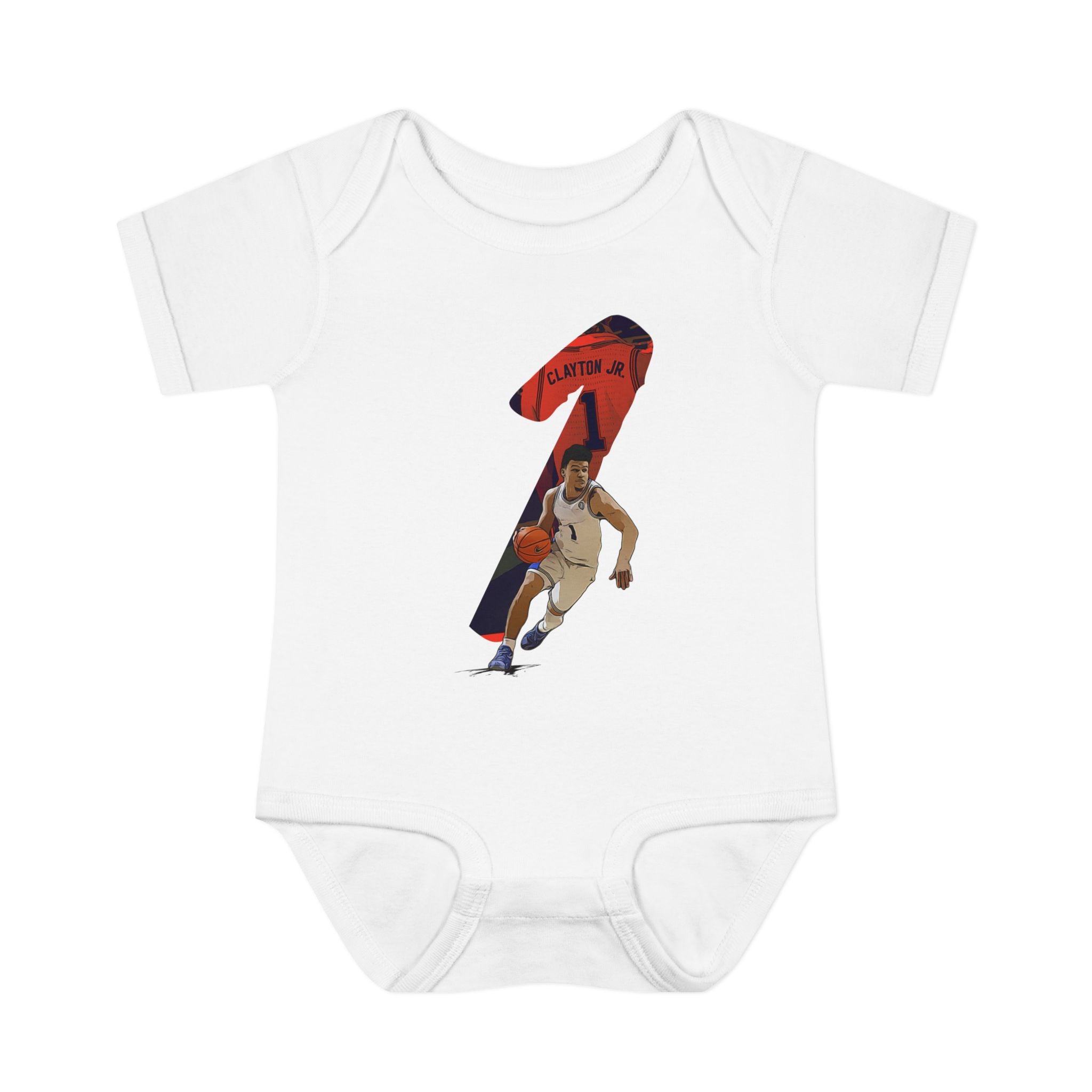 Cute Baby Basketball Bodysuit - First Birthday Gift