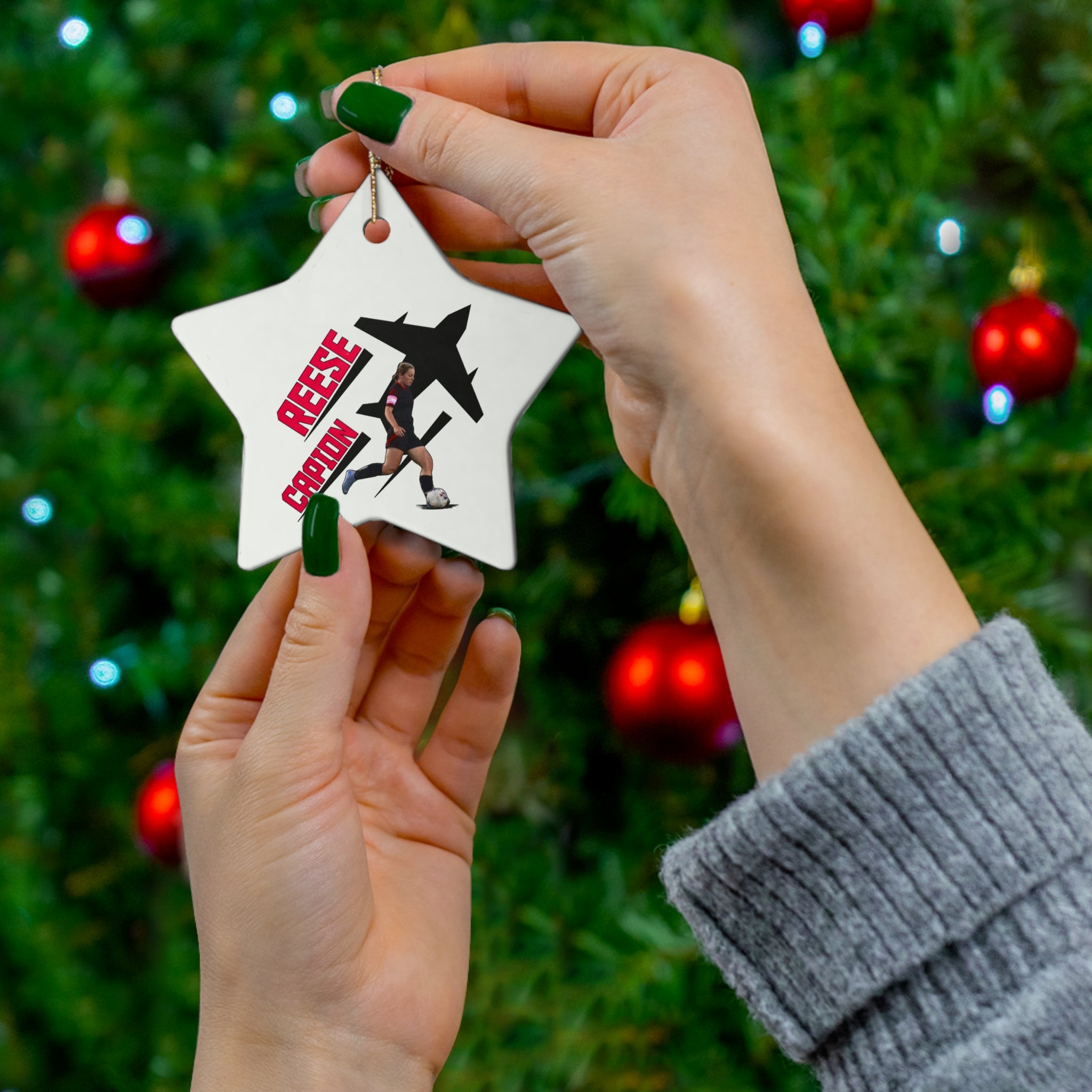 Reese Capion Ceramic Ornament