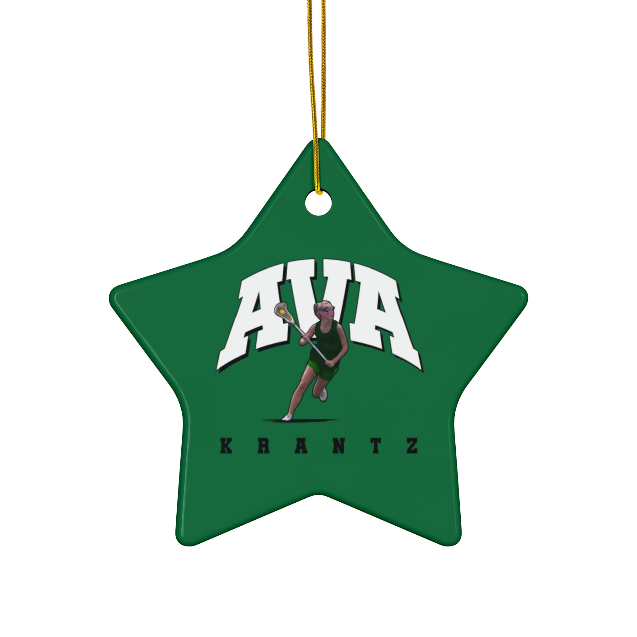 Ava Krantz Ceramic Ornament
