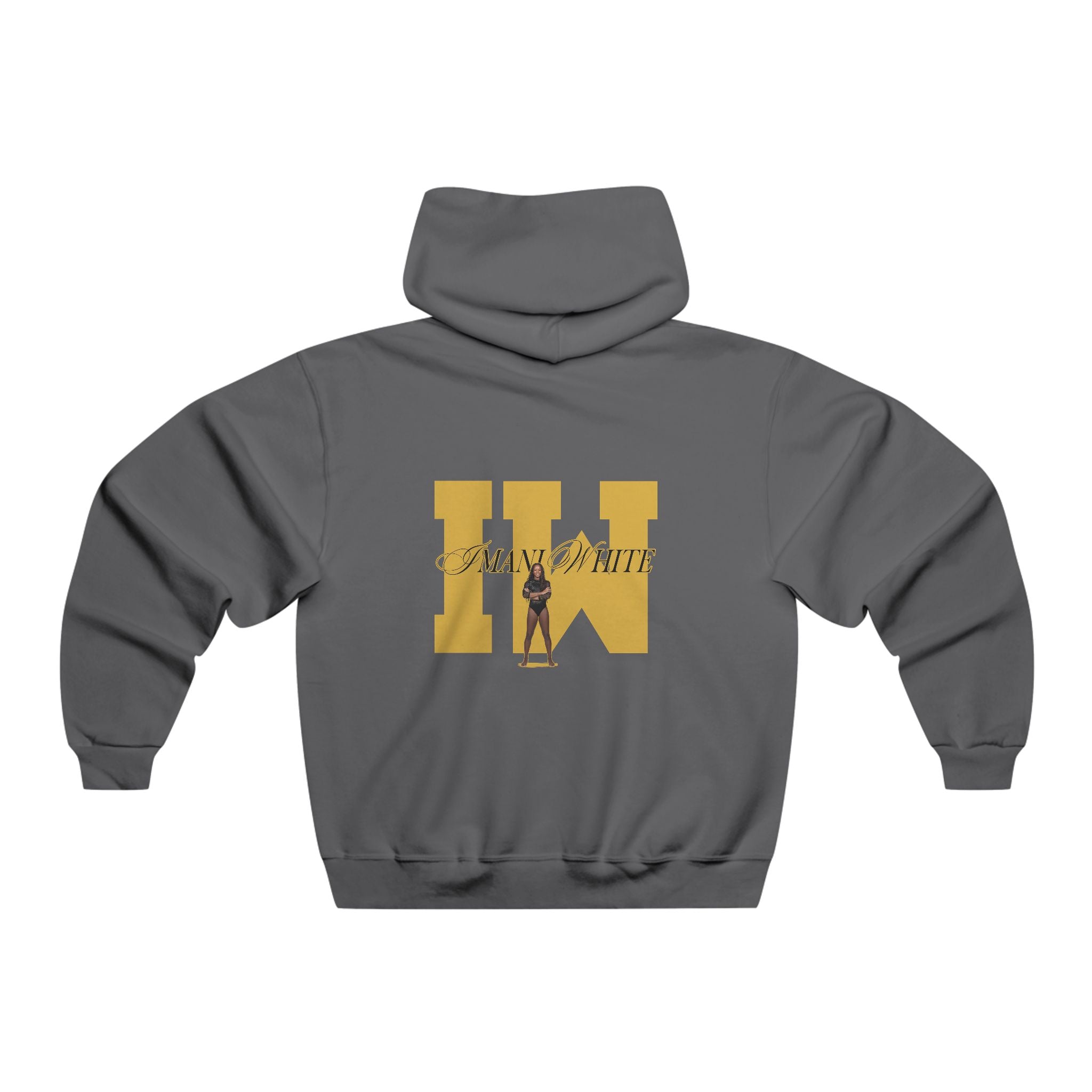 Imani White Vintage Hoodie